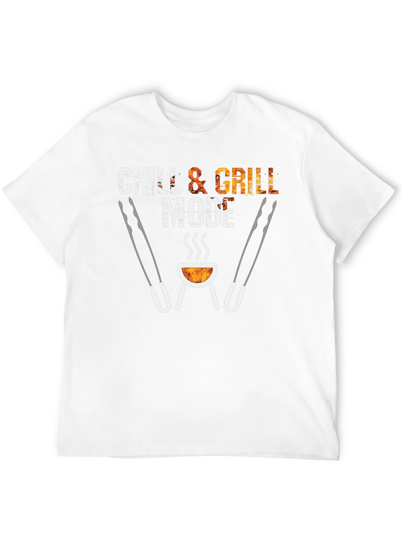 Chill & Grill Mode Black T-Shirt