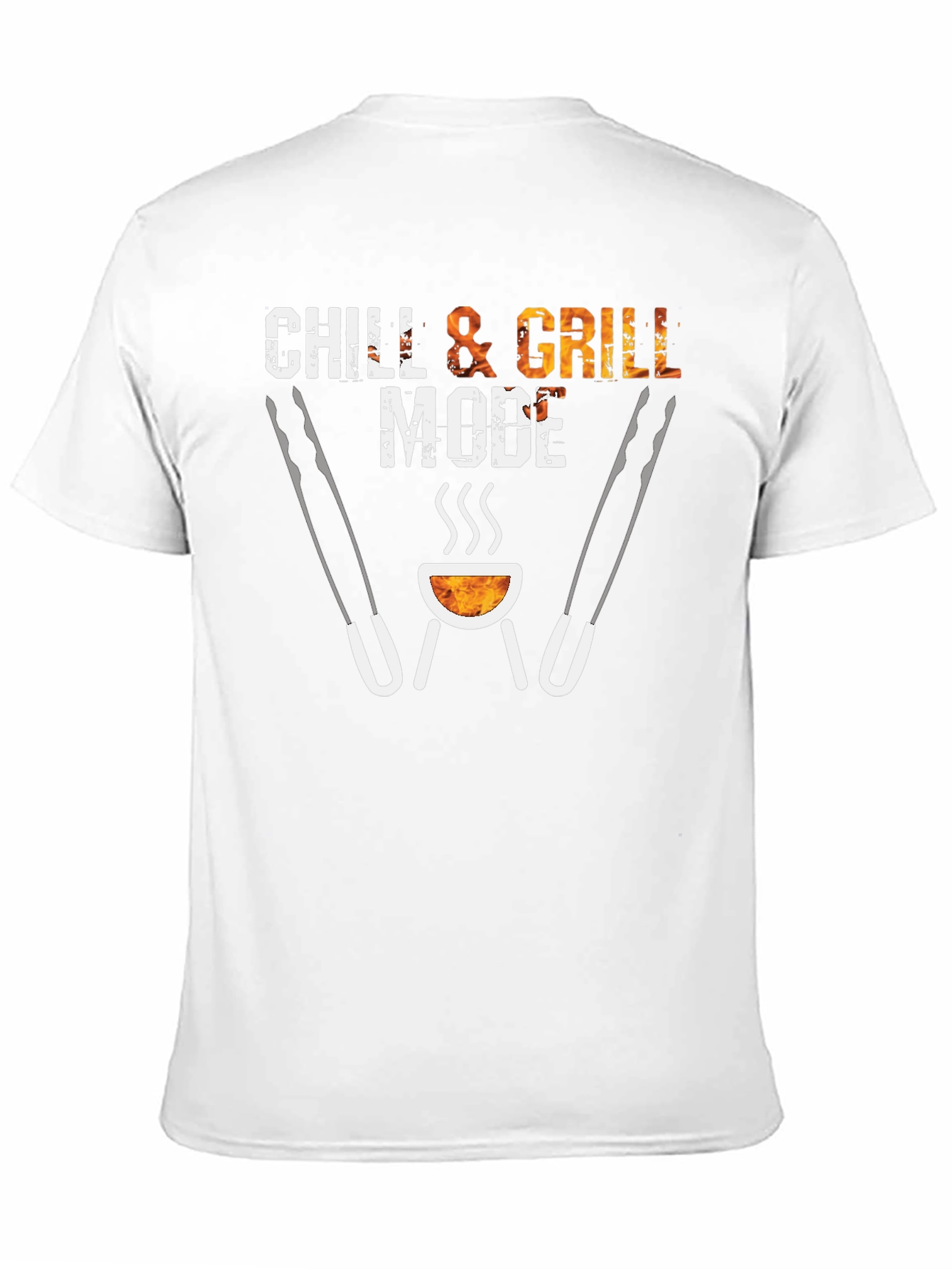 Chill & Grill Mode Black T-Shirt
