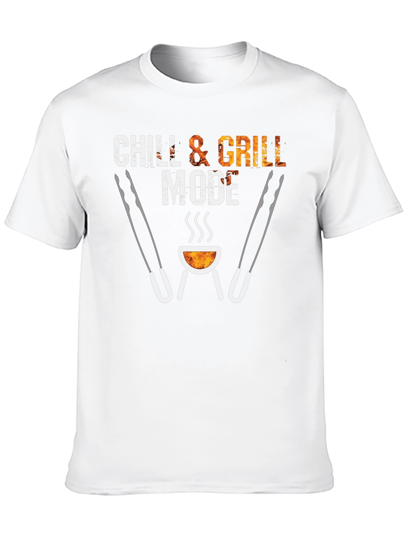 Chill & Grill Mode Black T-Shirt