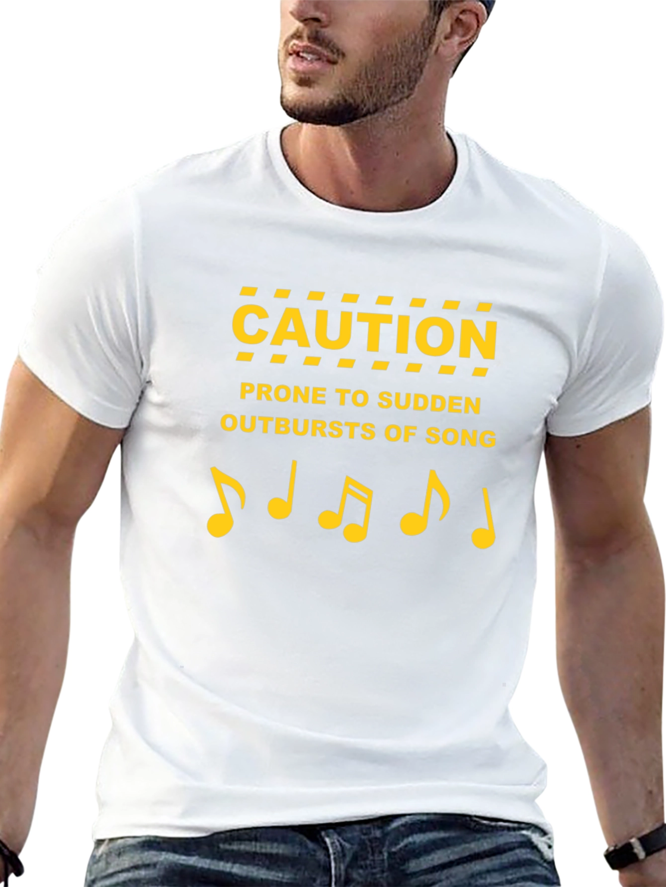 Caution Outbursts of Song Graphic Tee