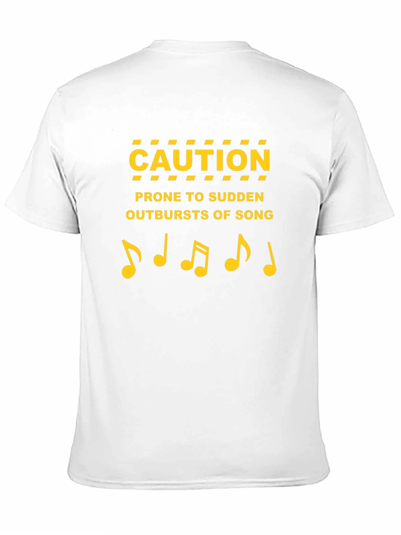 Caution Outbursts of Song Graphic Tee