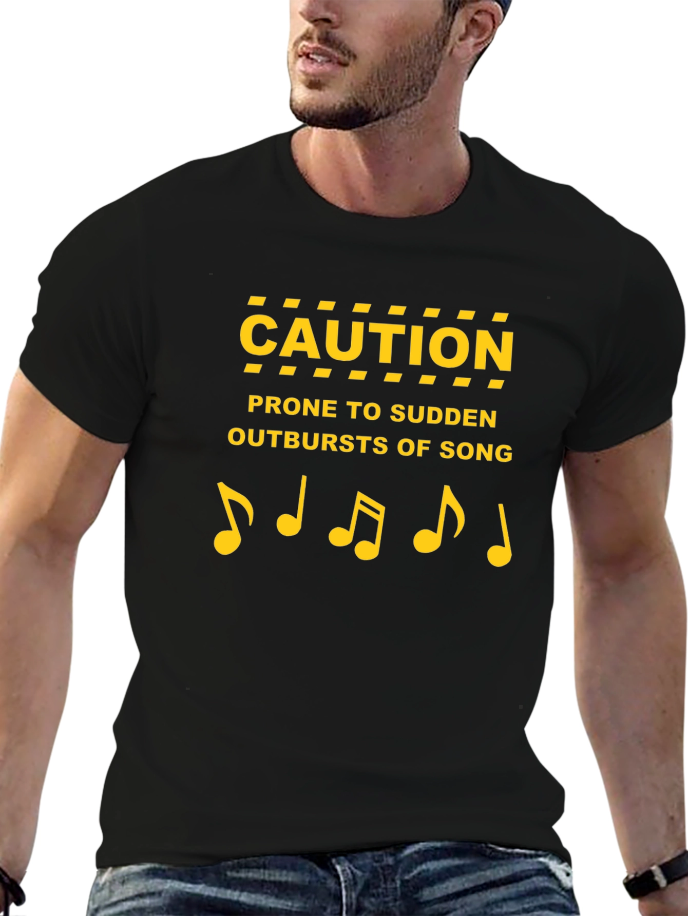 Caution Outbursts of Song Graphic Tee