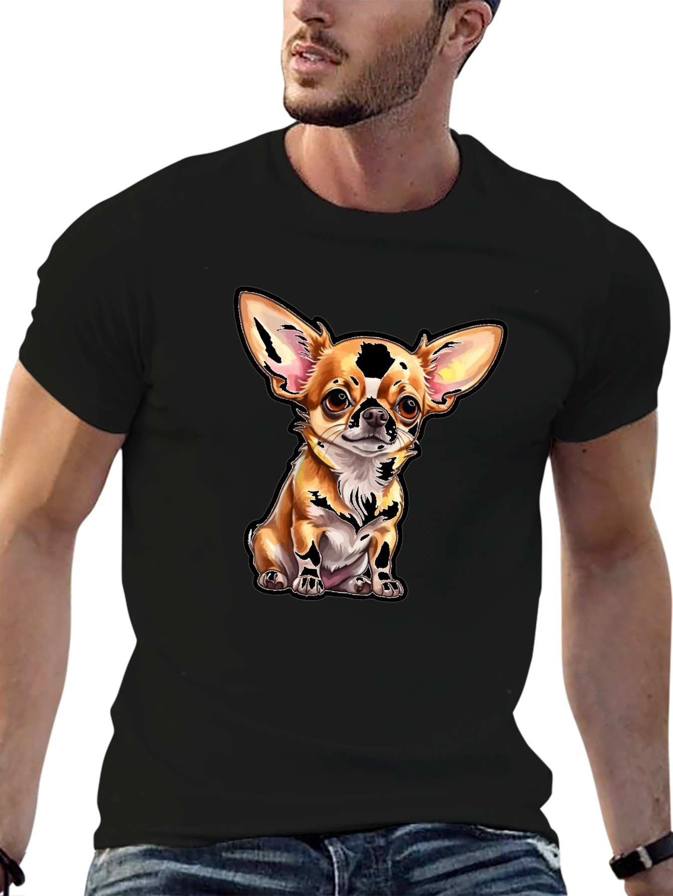 Cute Chihuahua Graphic T-Shirt