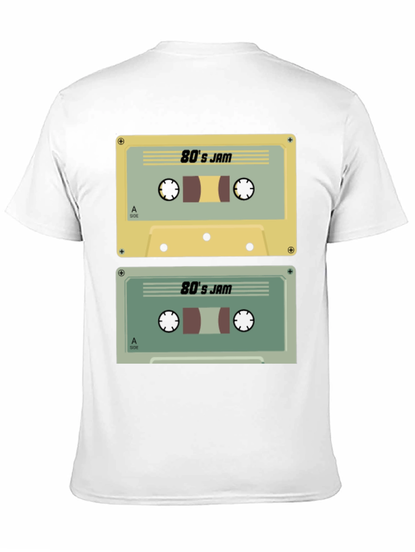 80s Jam Cassette Tape Graphic Tee - Retro Style