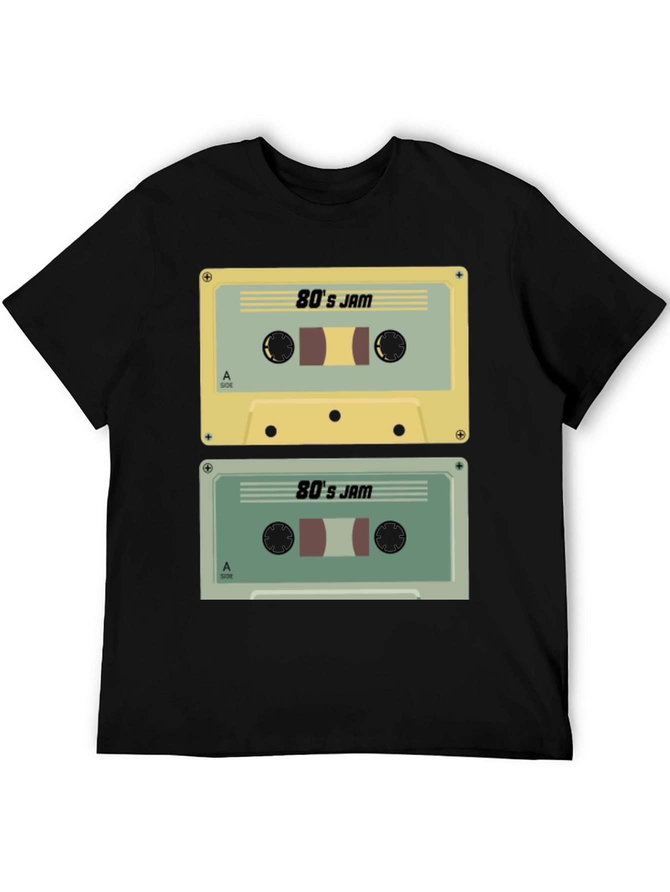 80s Jam Cassette Tape Graphic Tee - Retro Style