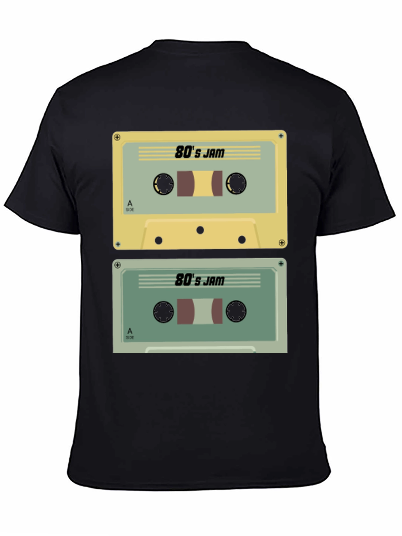80s Jam Cassette Tape Graphic Tee - Retro Style