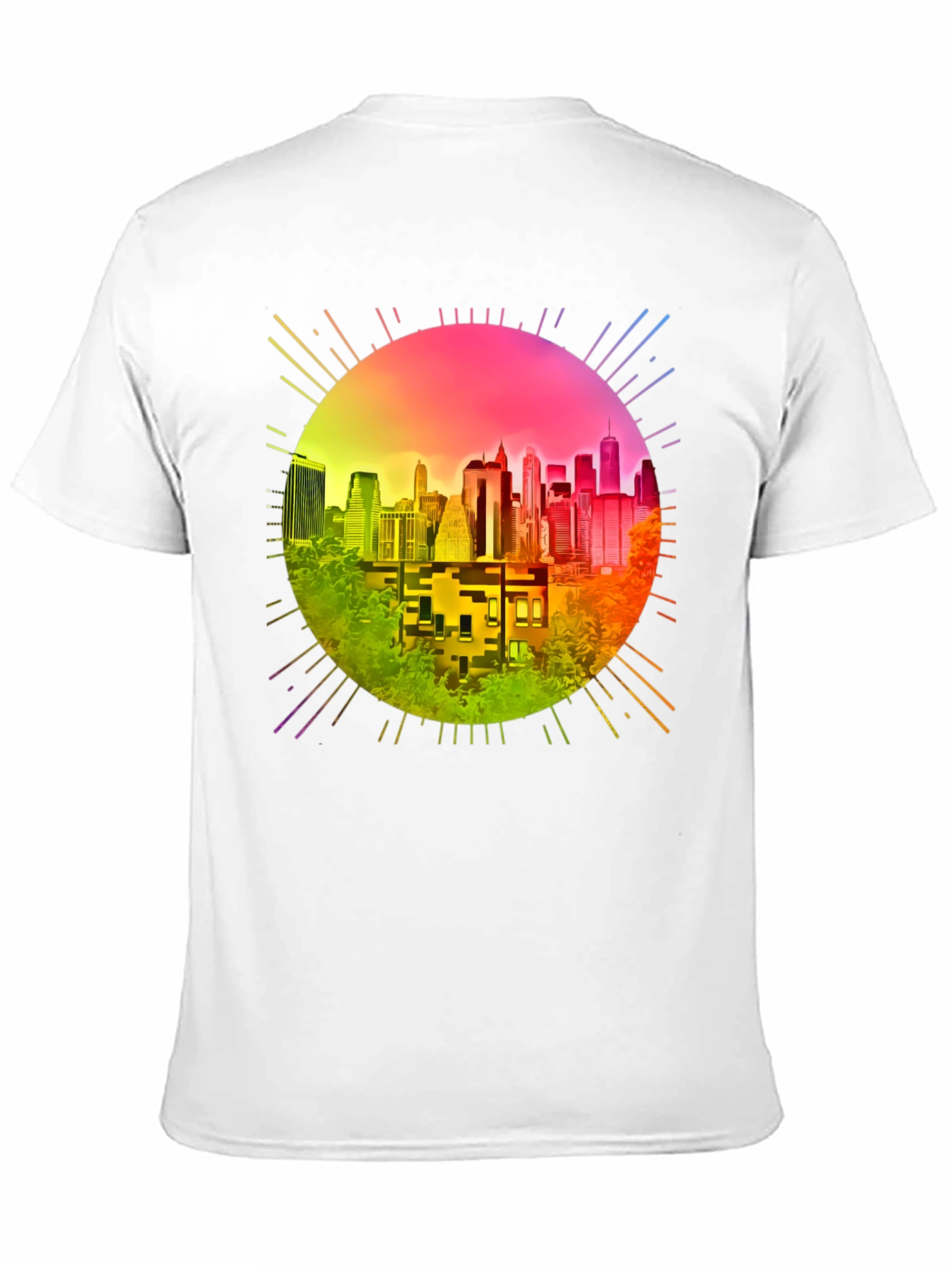 Retro Cityscape Graphic Tee