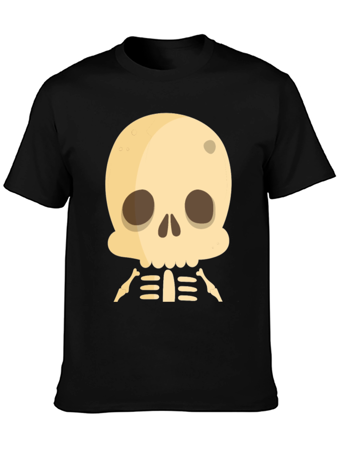 Cartoon Skull Graphic Tee - Halloween Ready!