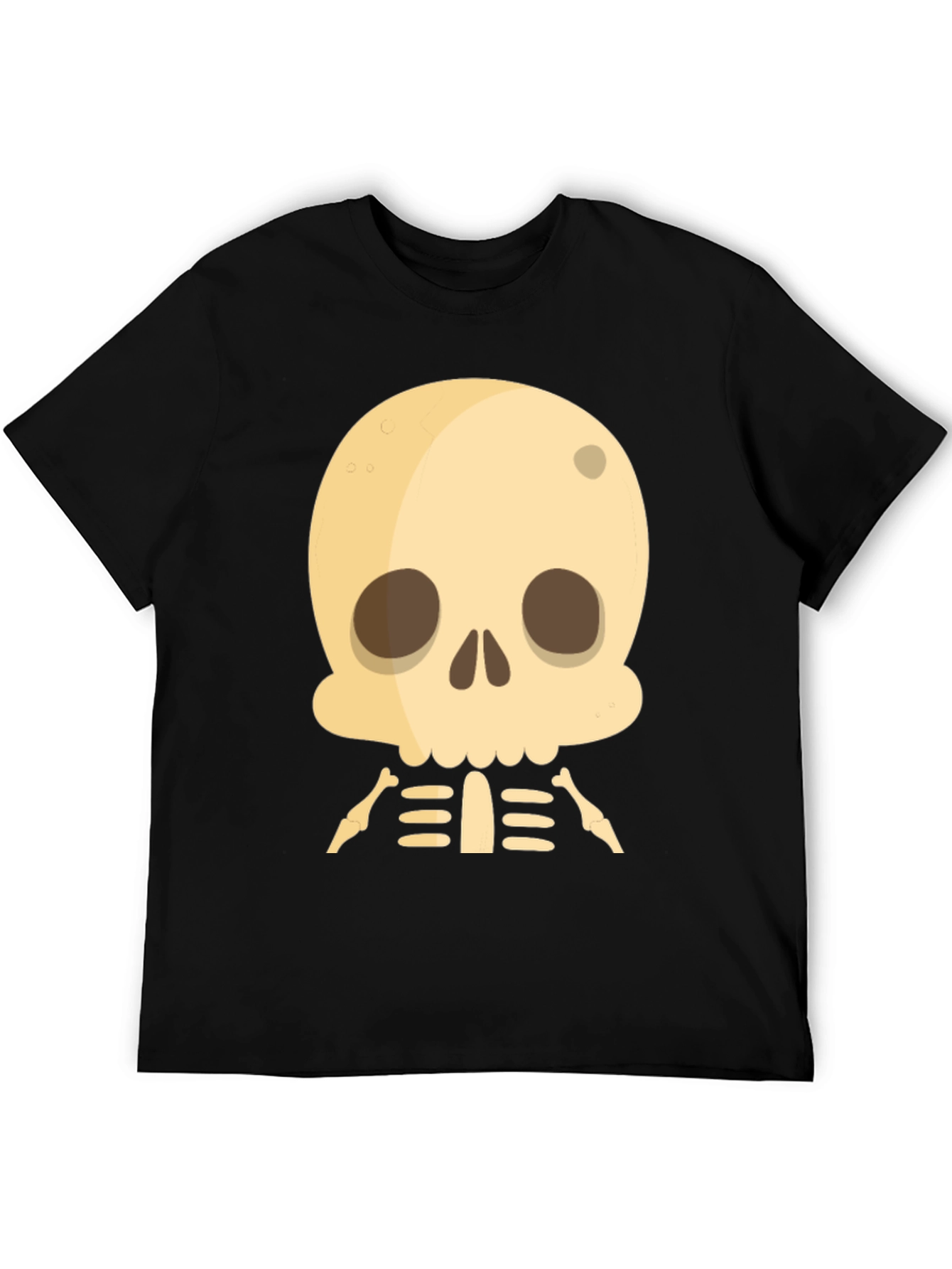 Cartoon Skull Graphic Tee - Halloween Ready!