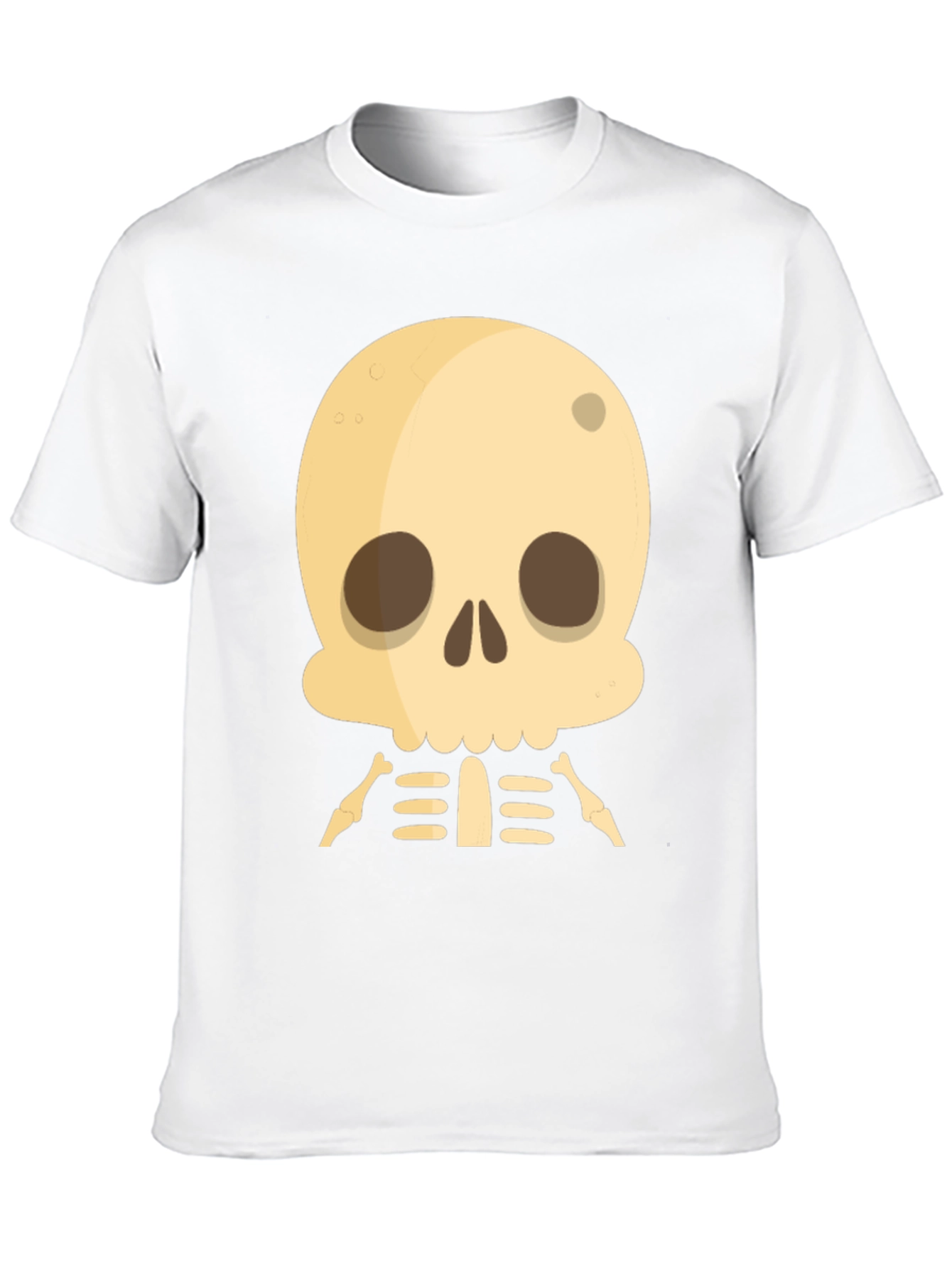 Cartoon Skull Graphic Tee - Halloween Ready!