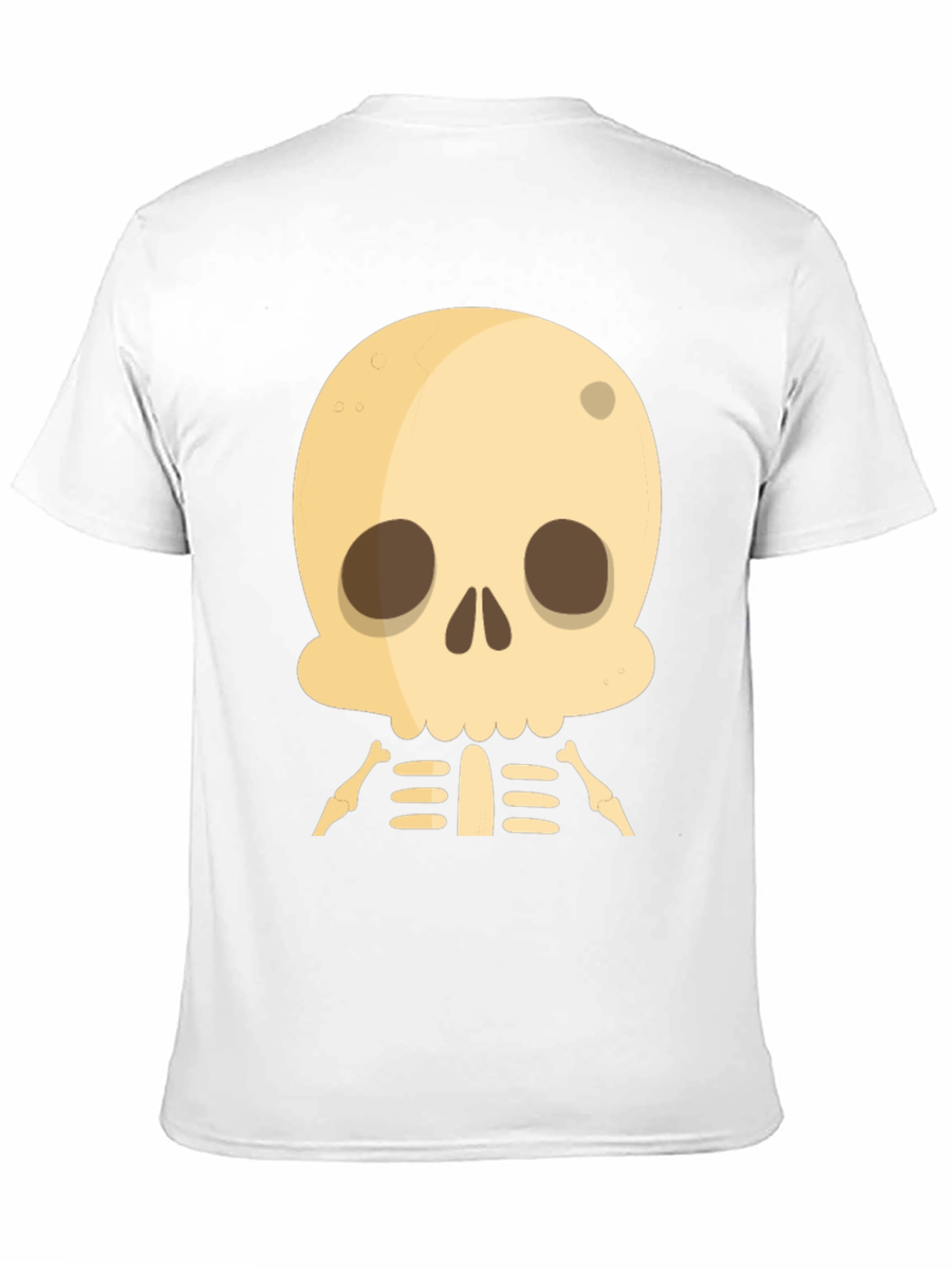 Cartoon Skull Graphic Tee - Halloween Ready!