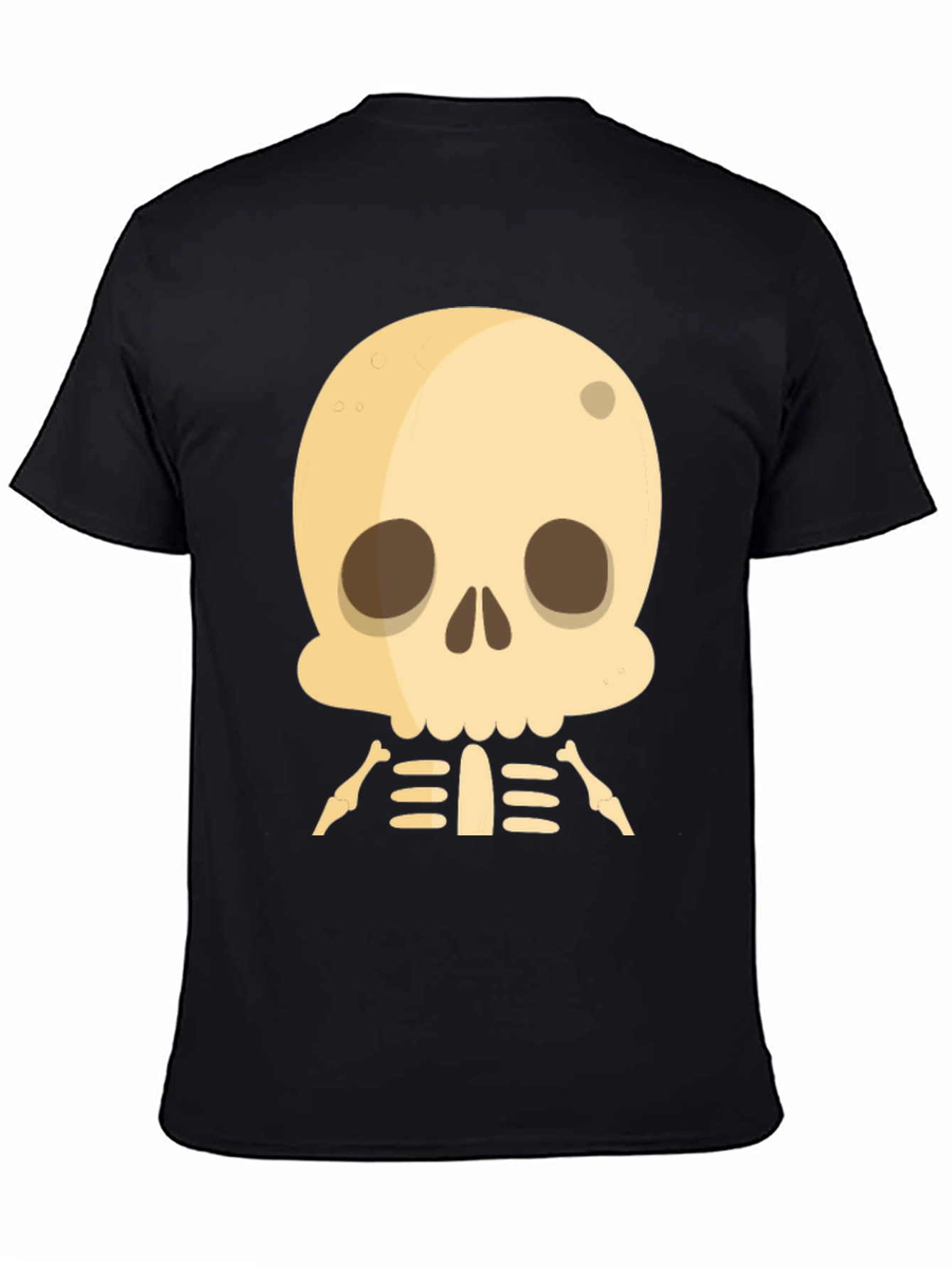 Cartoon Skull Graphic Tee - Halloween Ready!