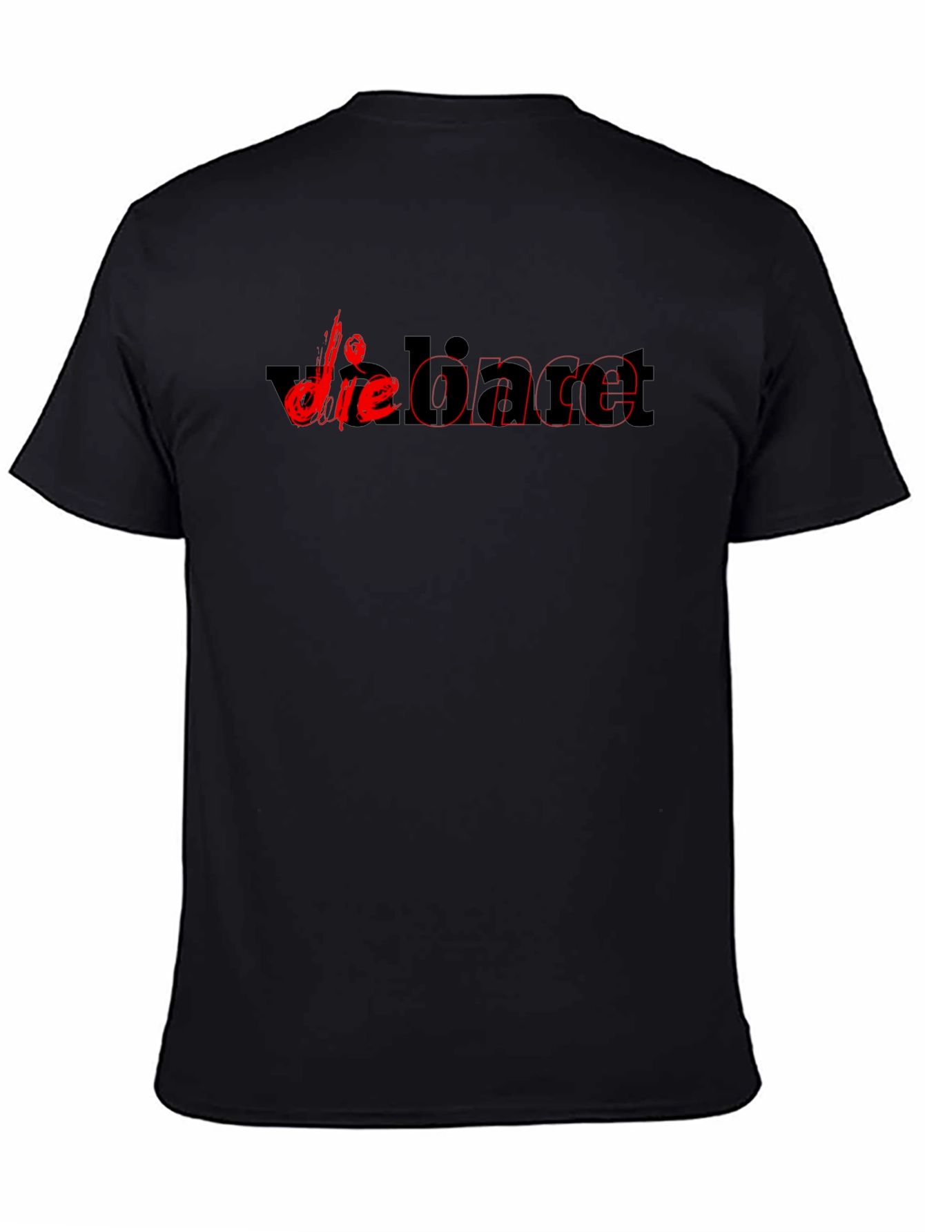 Die Once Graphic T-Shirt - Black Cotton Tee