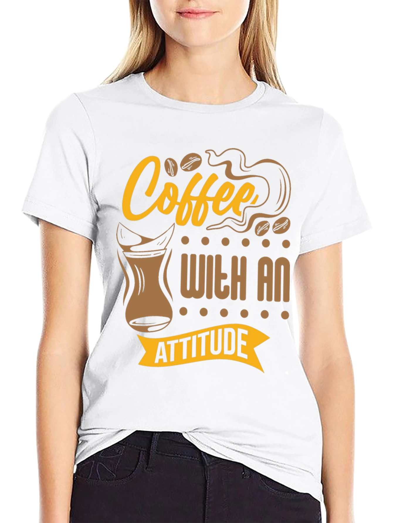 Coffee With An Attitude Graphic T-Shirt