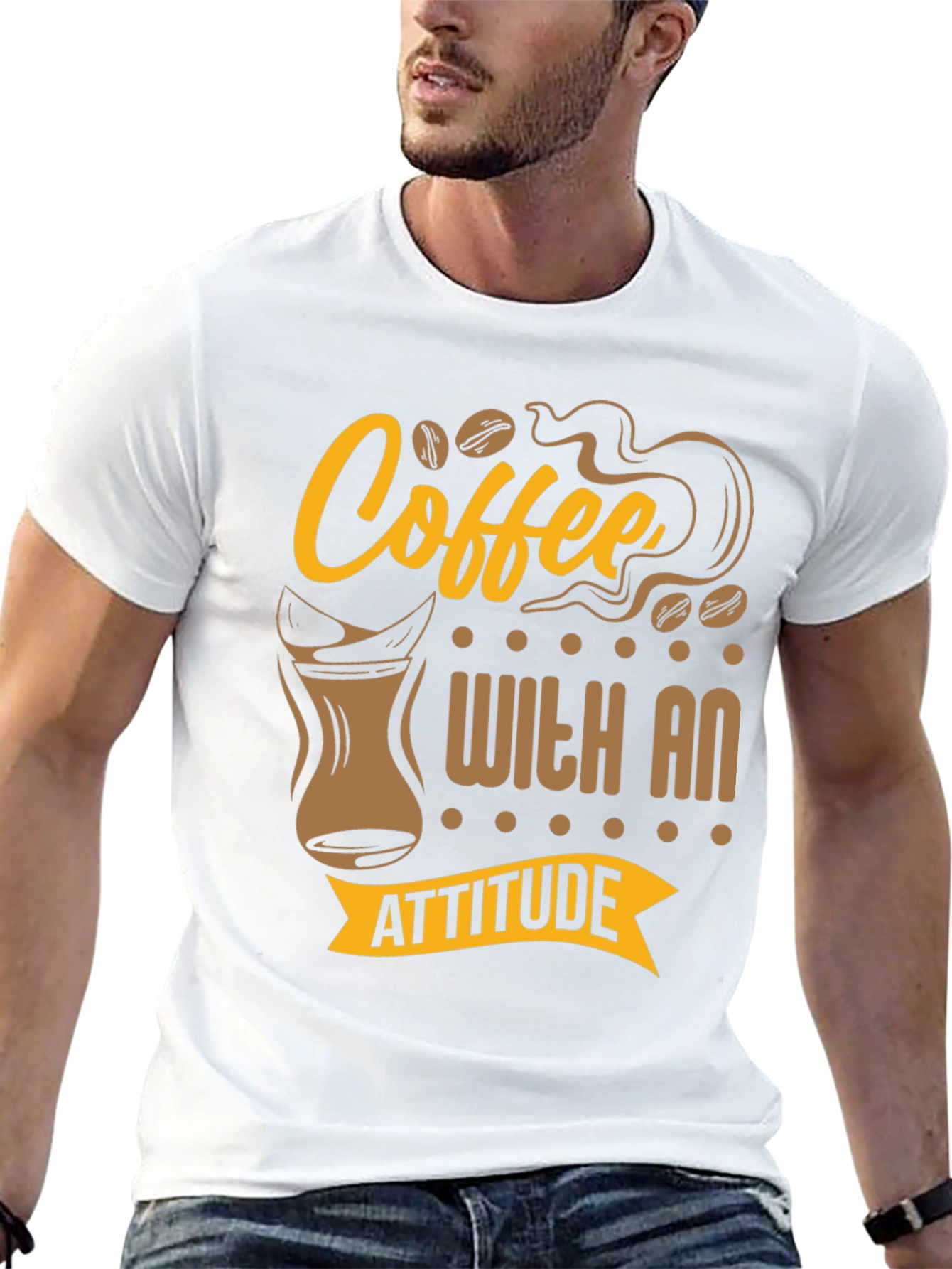 Coffee With An Attitude Graphic T-Shirt