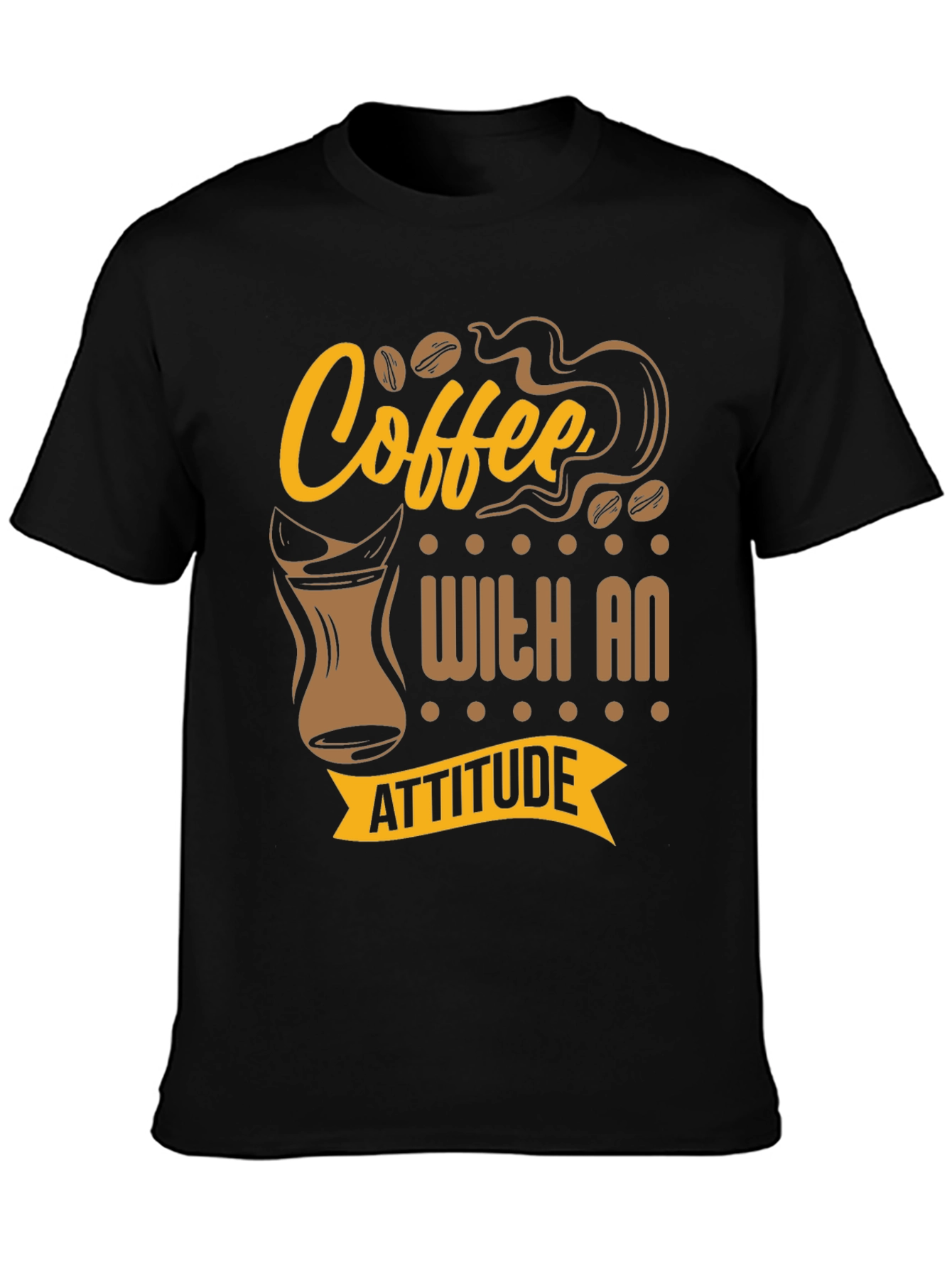 Coffee With An Attitude Graphic T-Shirt