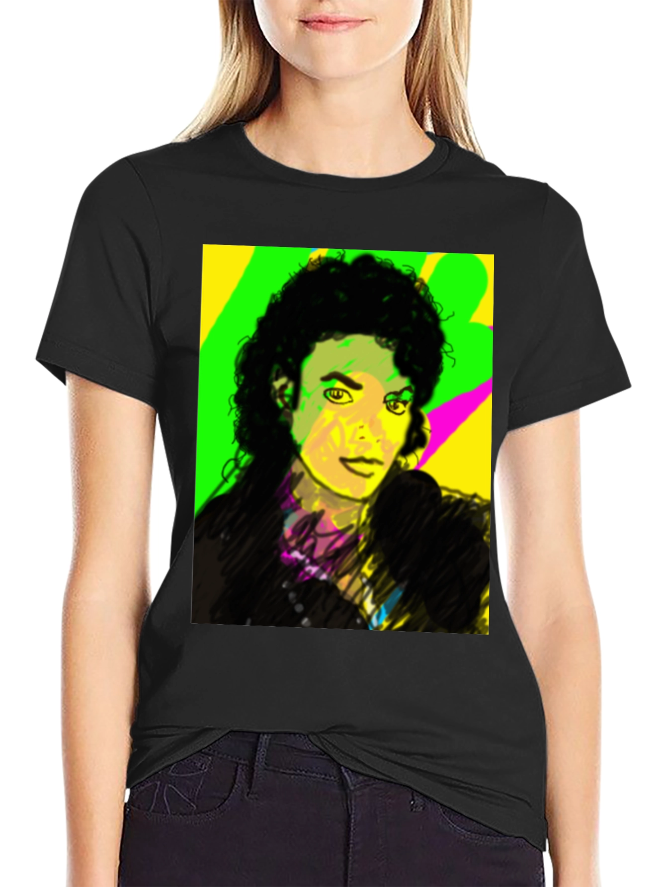 Michael Jackson Graphic Tee - Black