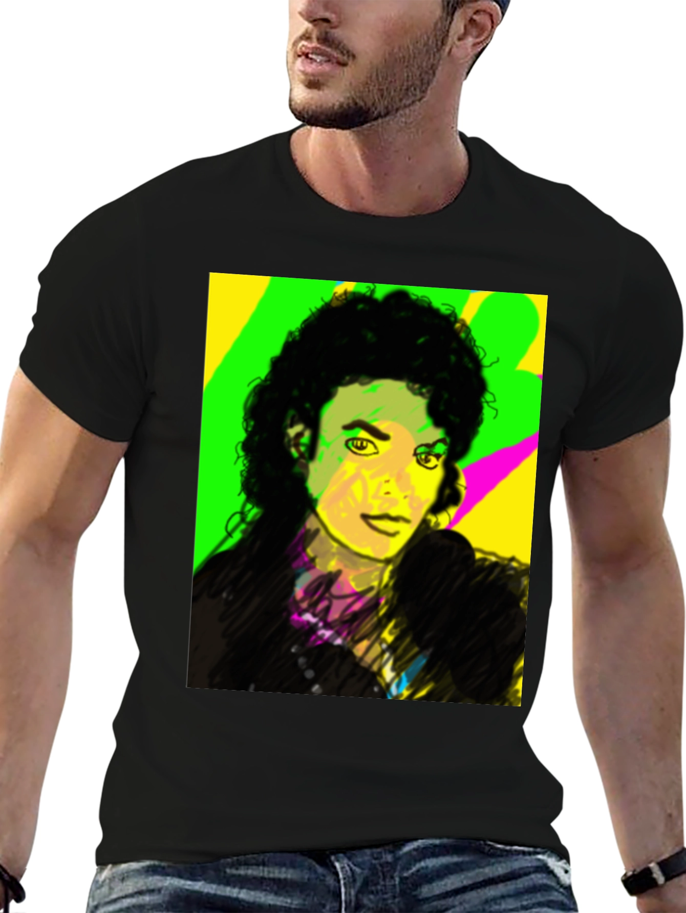 Michael Jackson Graphic Tee - Black