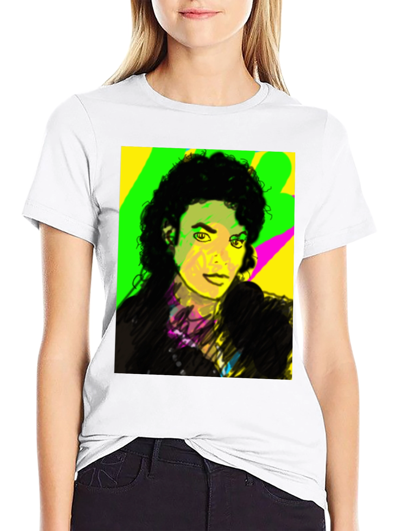 Michael Jackson Graphic Tee - Black