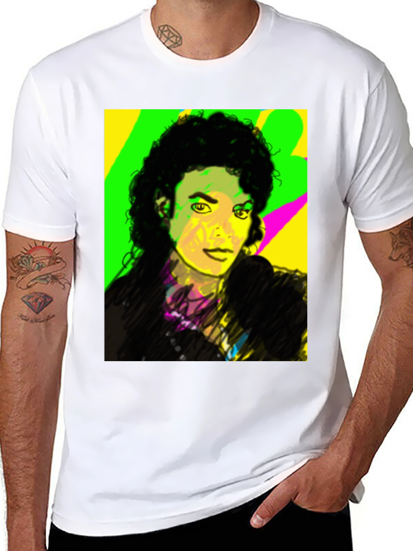 Michael Jackson Graphic Tee - Black