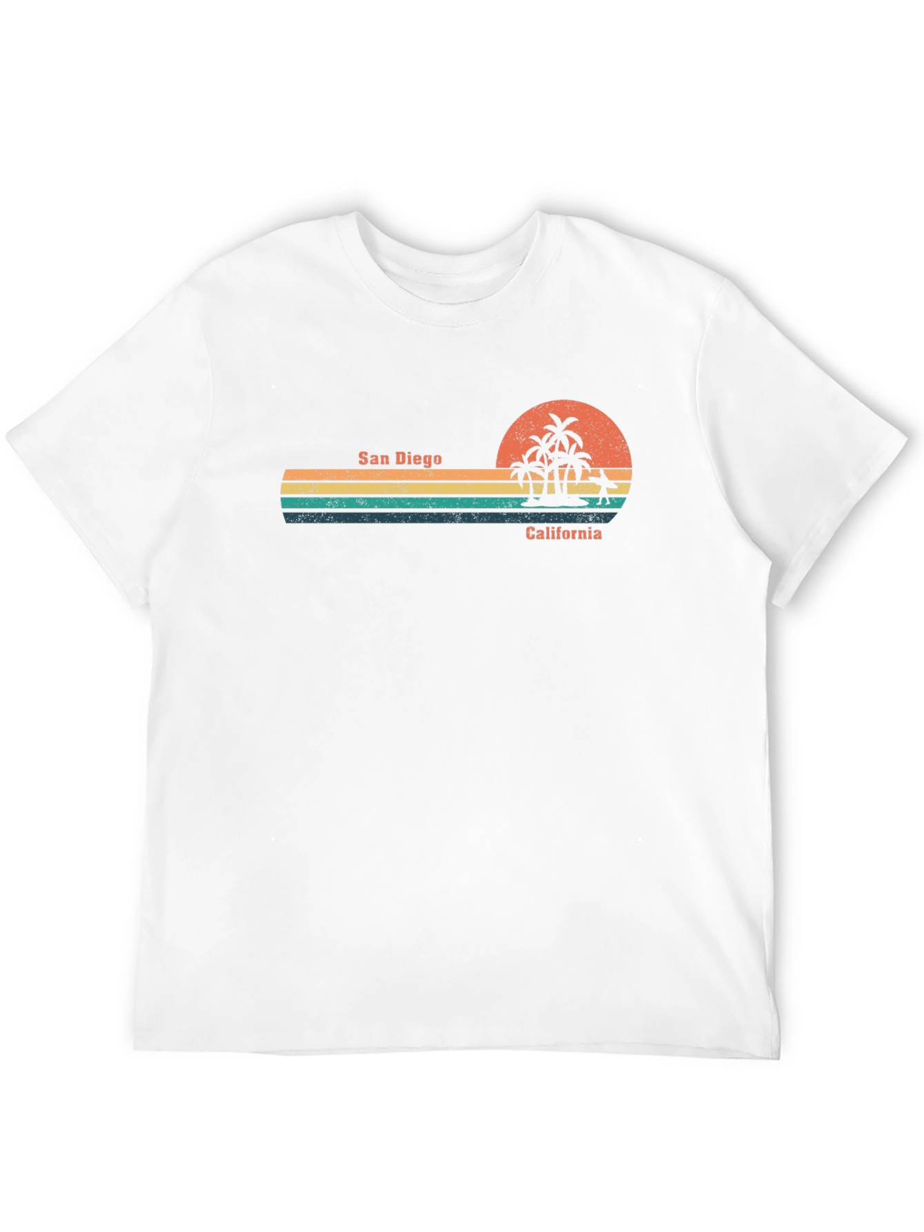 San Diego California Retro Graphic Tee