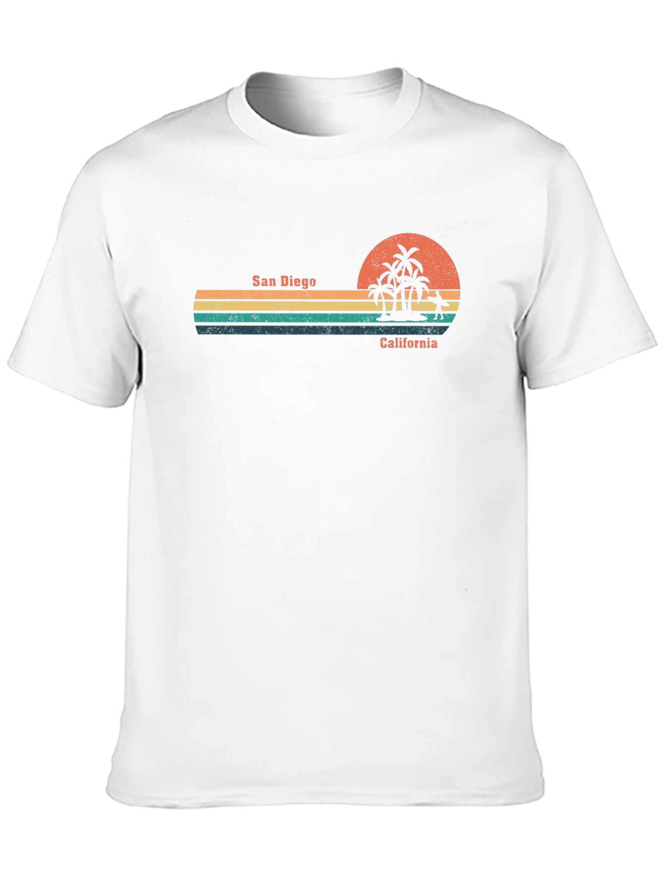 San Diego California Retro Graphic Tee