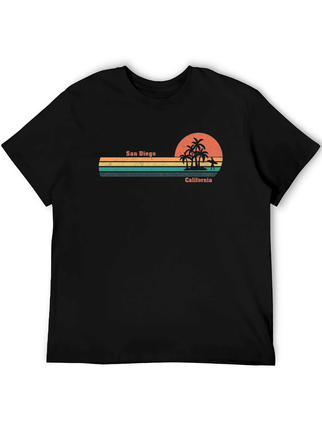 San Diego California Retro Graphic Tee
