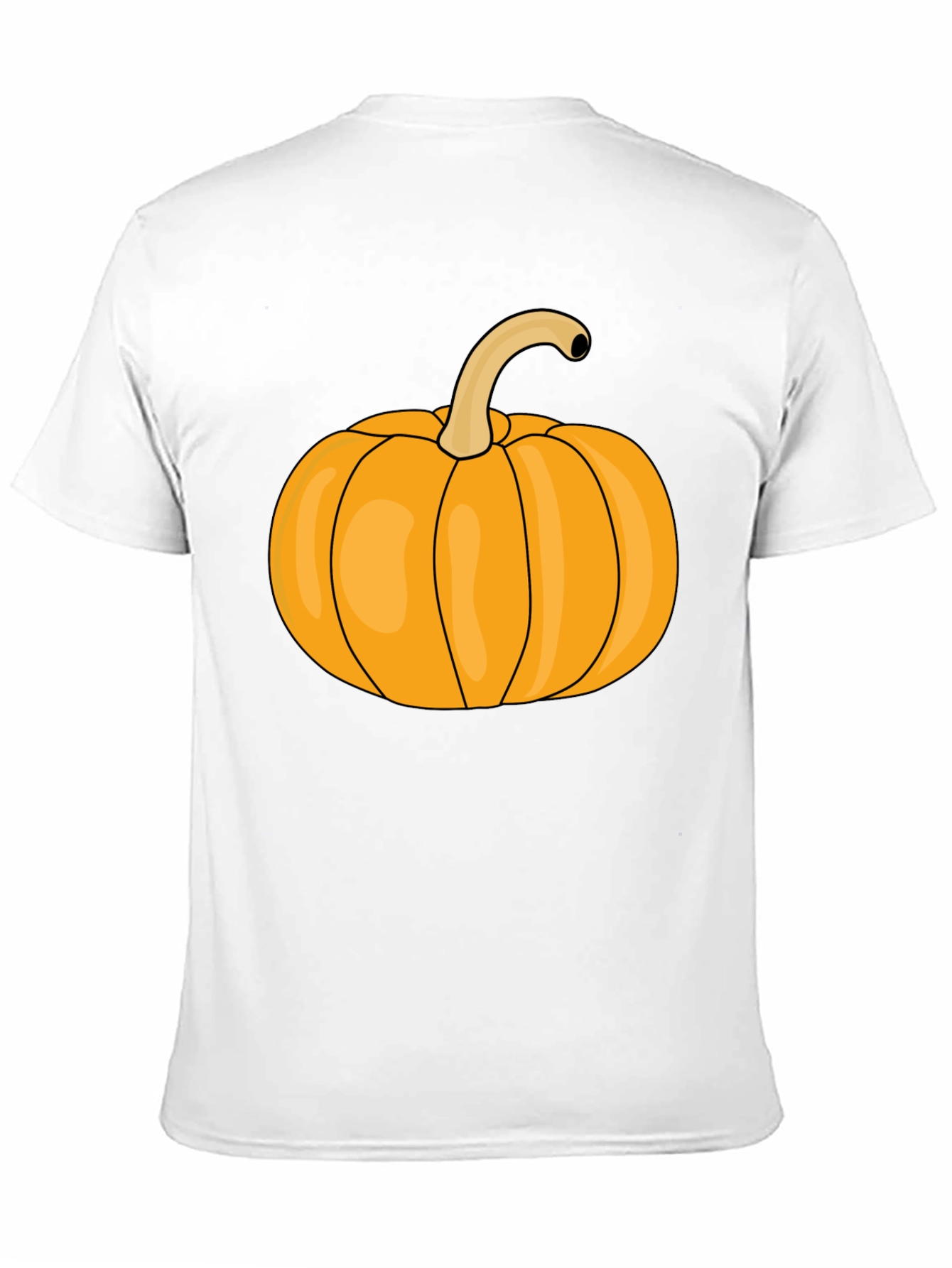 Pumpkin Graphic Tee - Black Halloween T-Shirt