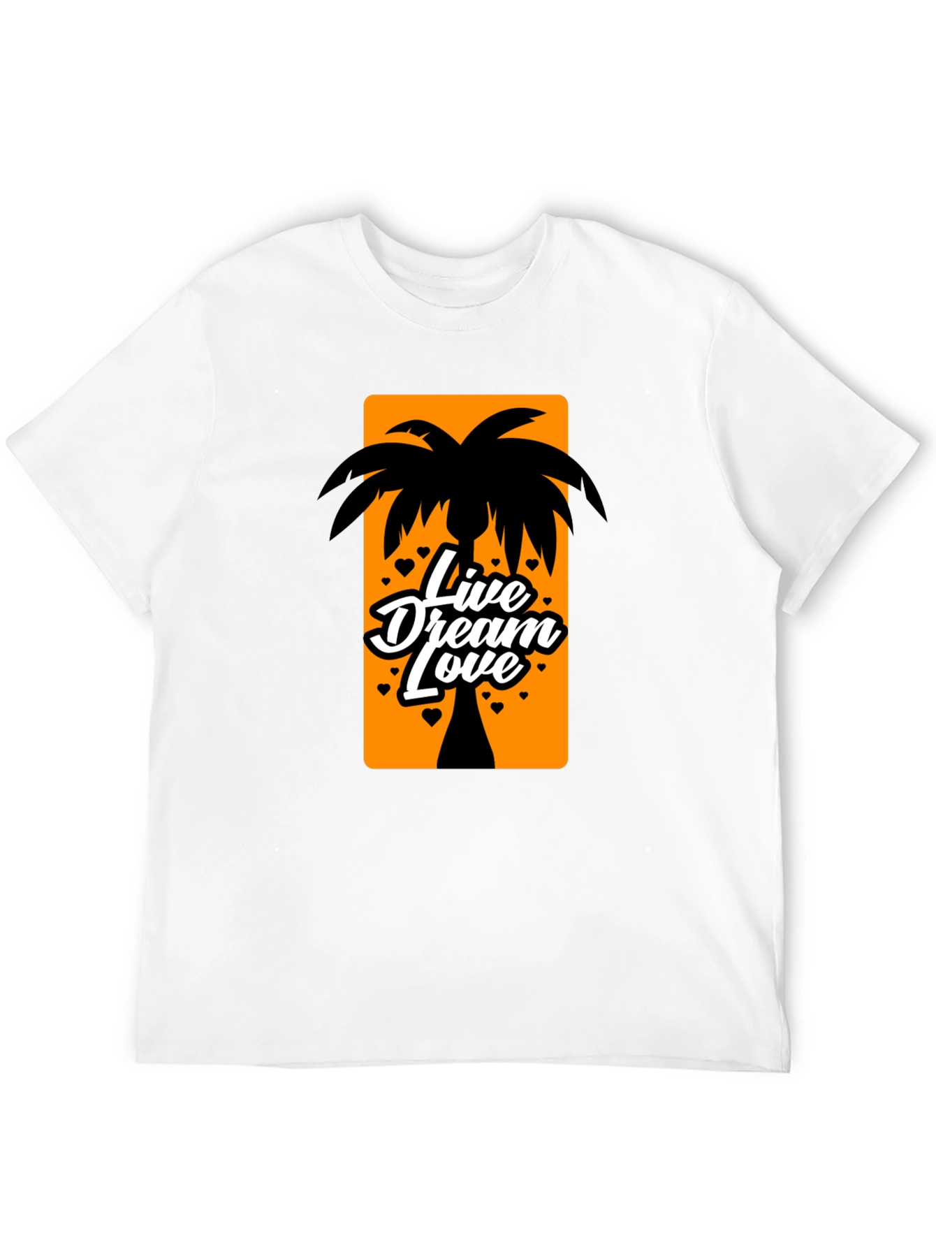 Live Dream Love Palm Tree Graphic Tee