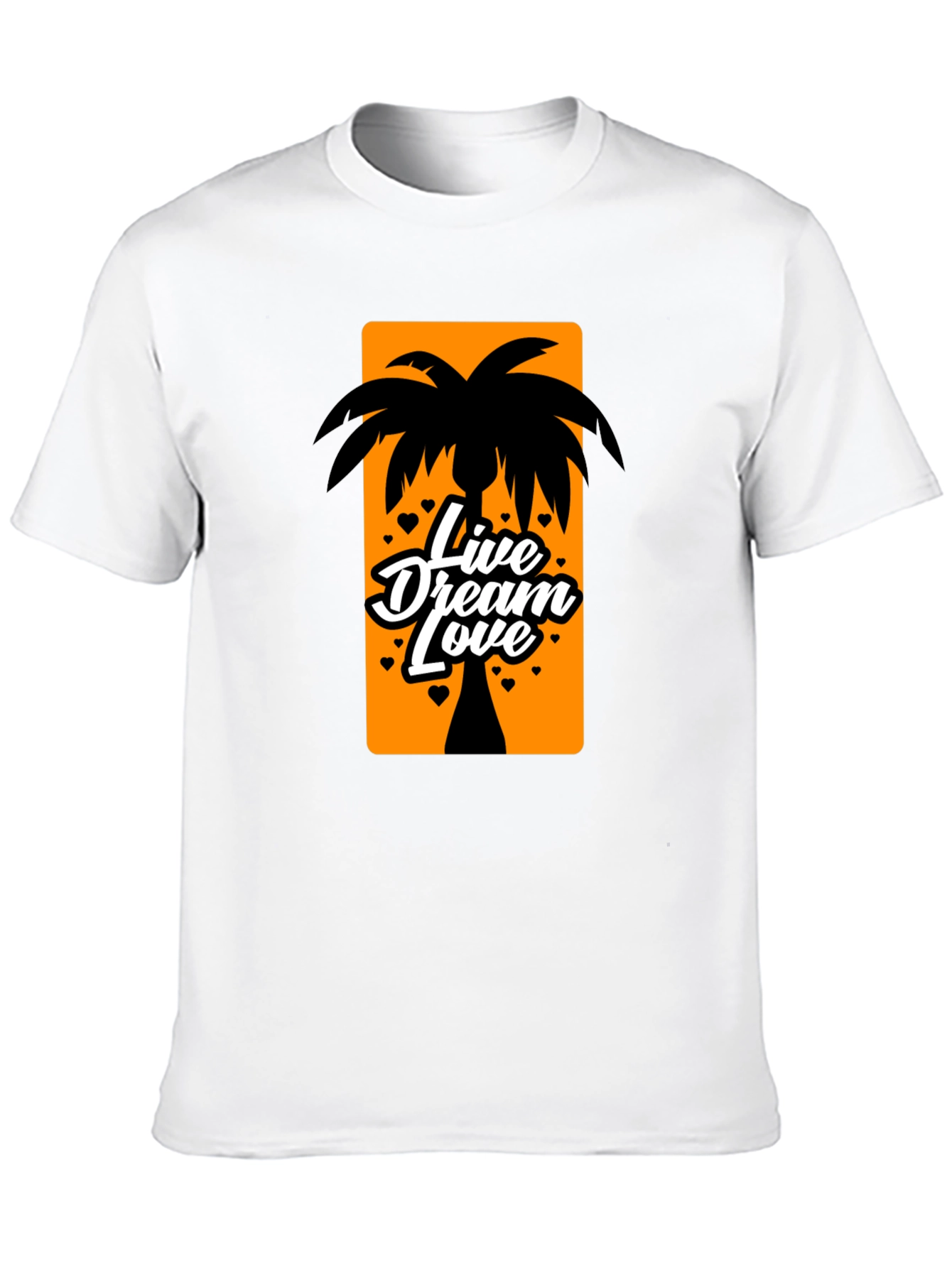 Live Dream Love Palm Tree Graphic Tee