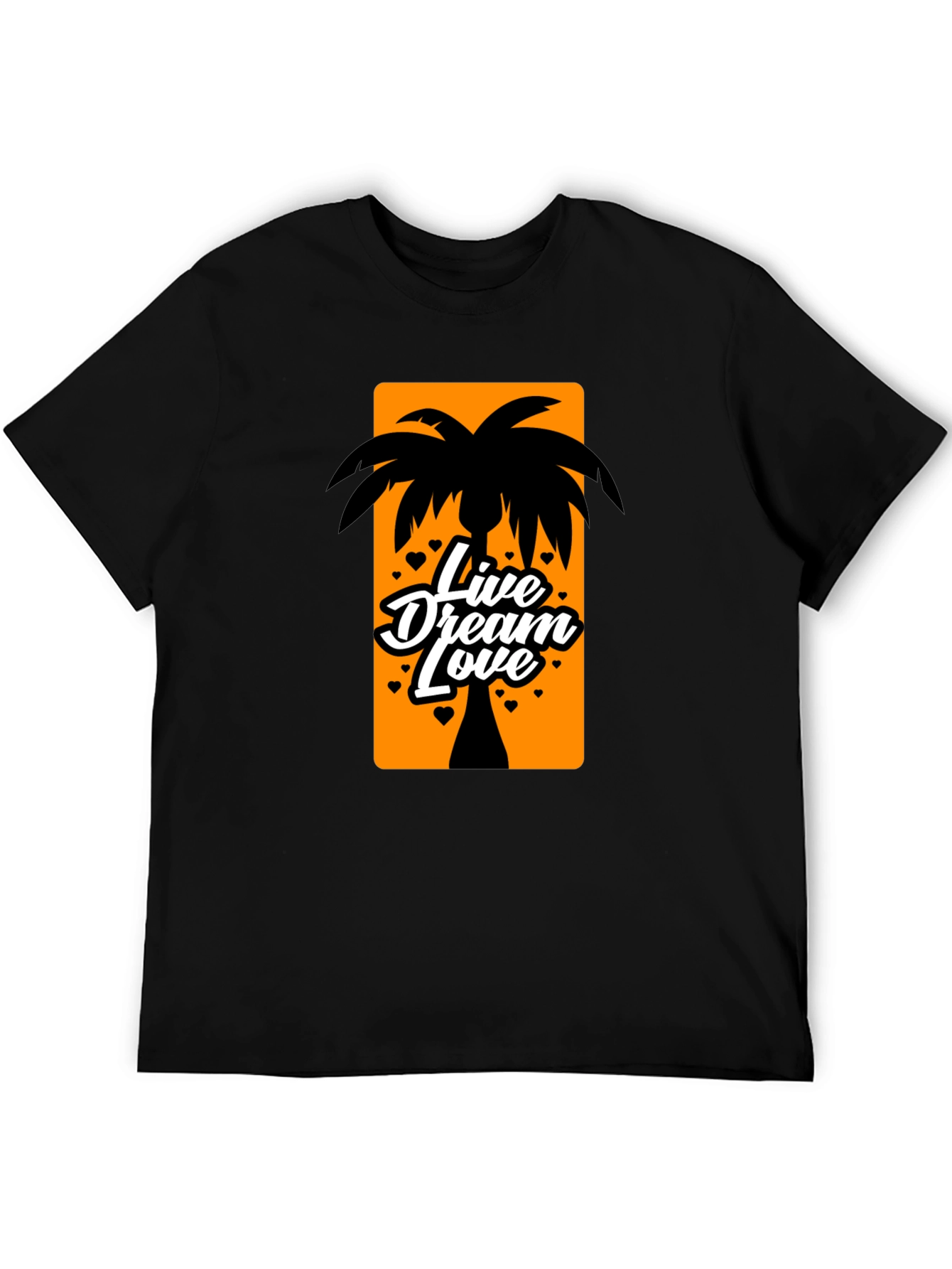 Live Dream Love Palm Tree Graphic Tee