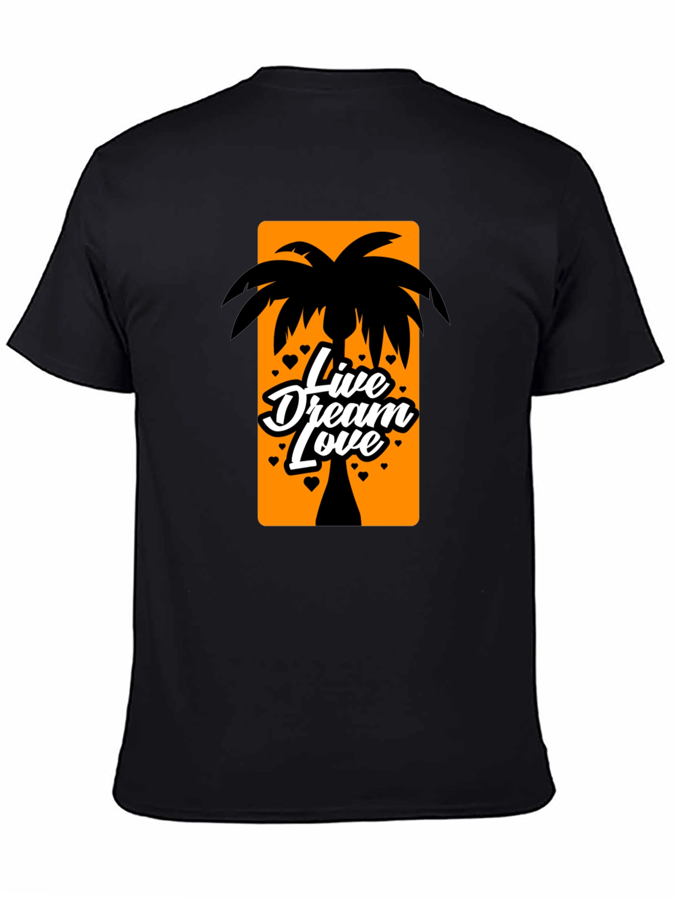 Live Dream Love Palm Tree Graphic Tee