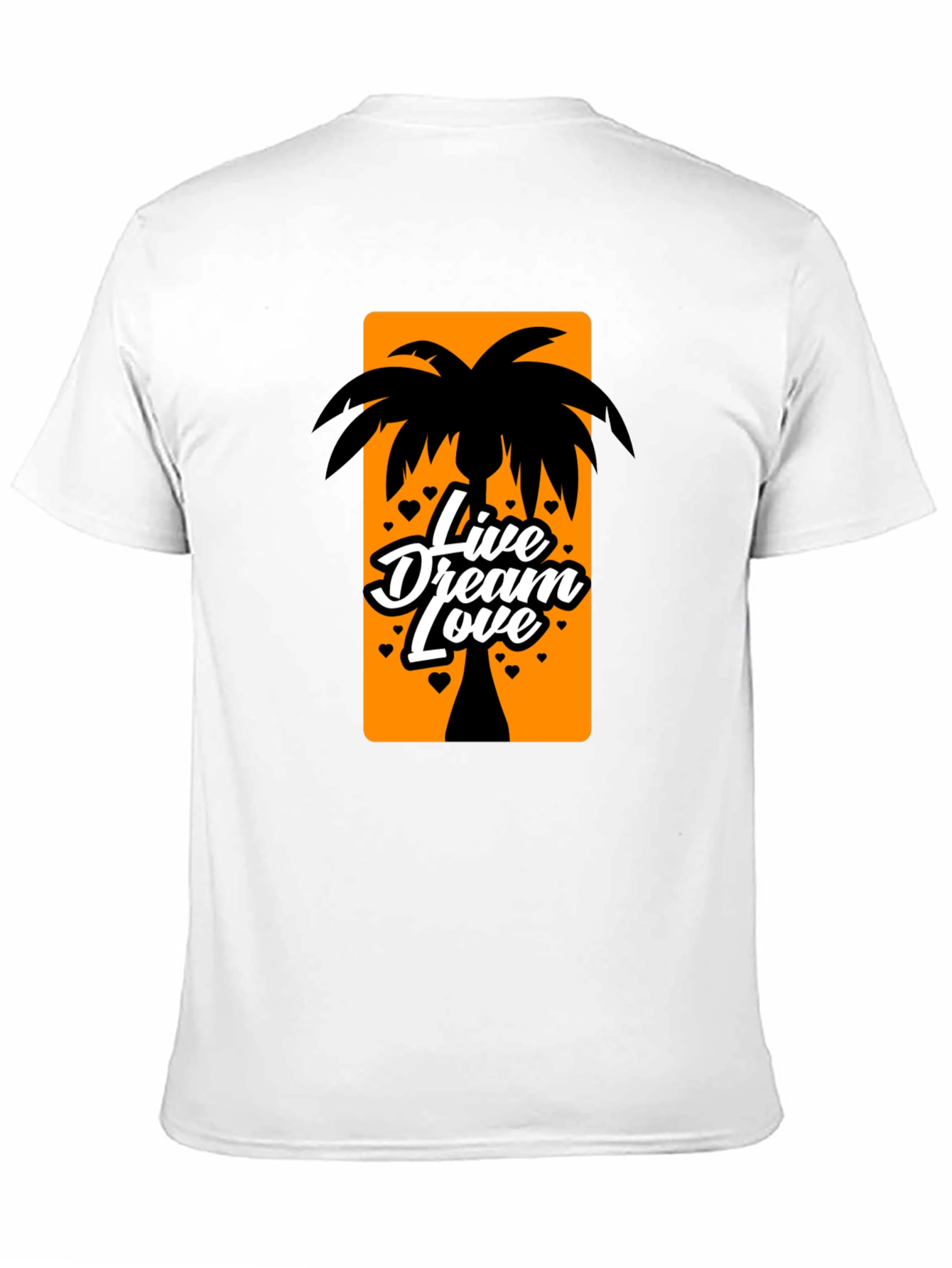 Live Dream Love Palm Tree Graphic Tee