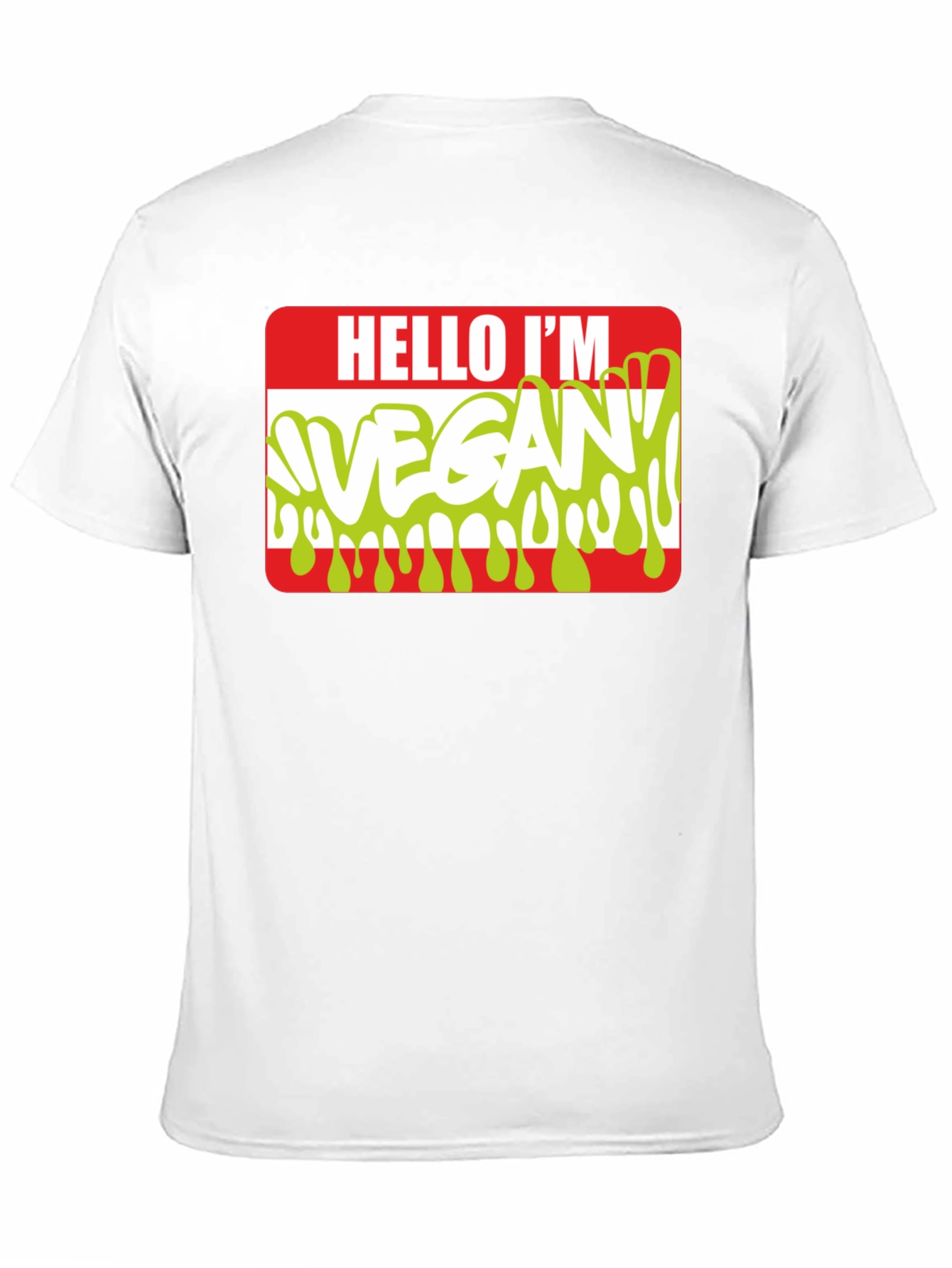 Hello Im Vegan T-Shirt - Funny Vegetarian Tee