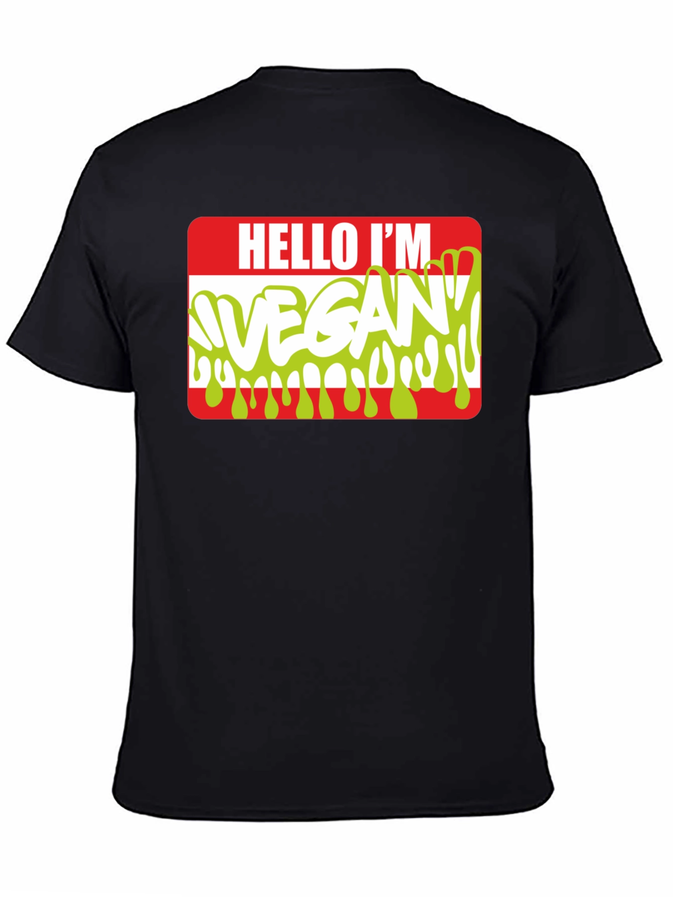 Hello Im Vegan T-Shirt - Funny Vegetarian Tee