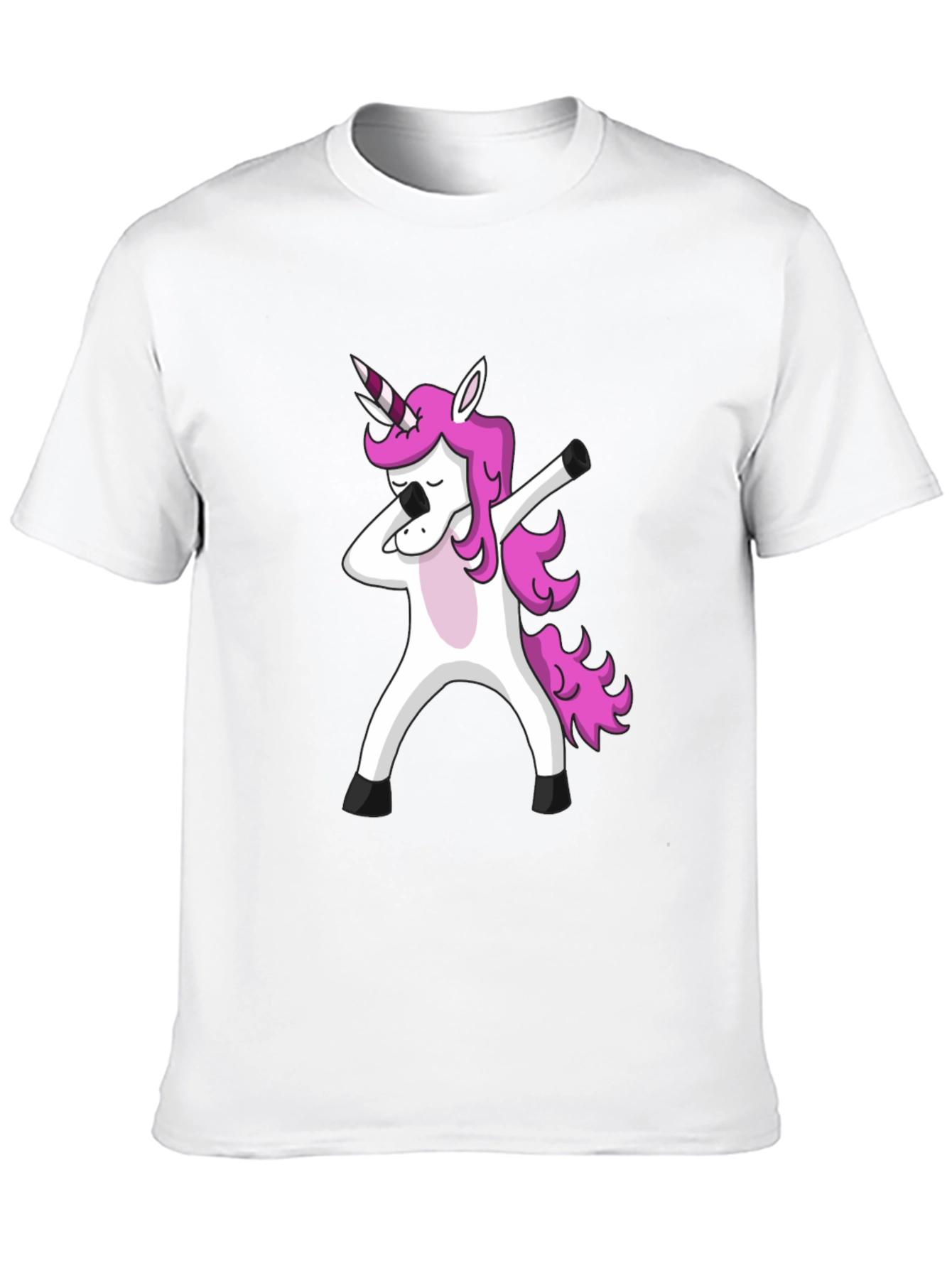 Dabbing Unicorn Graphic T-Shirt