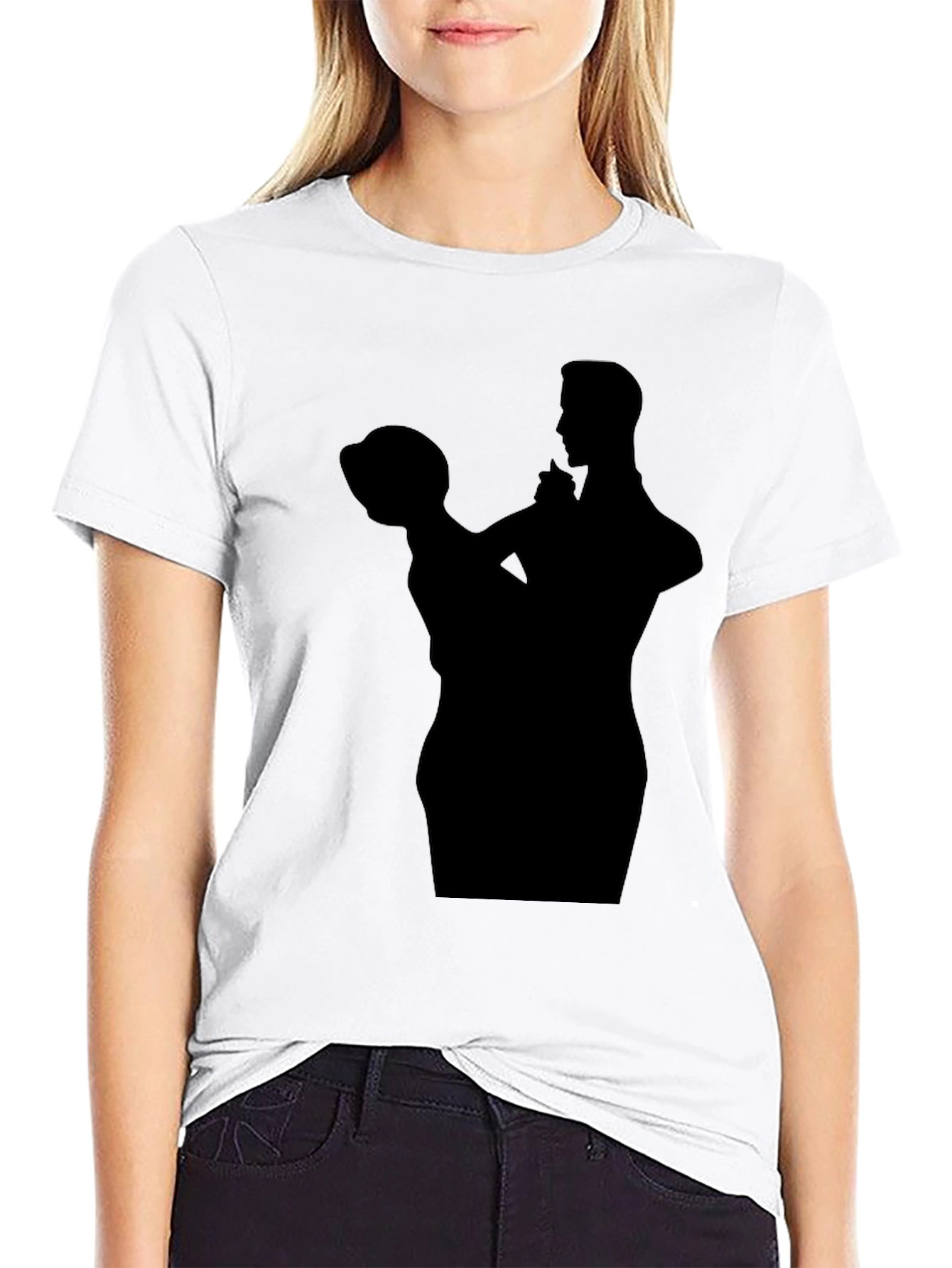 Silhouette Dance Graphic Tee - Classic Black