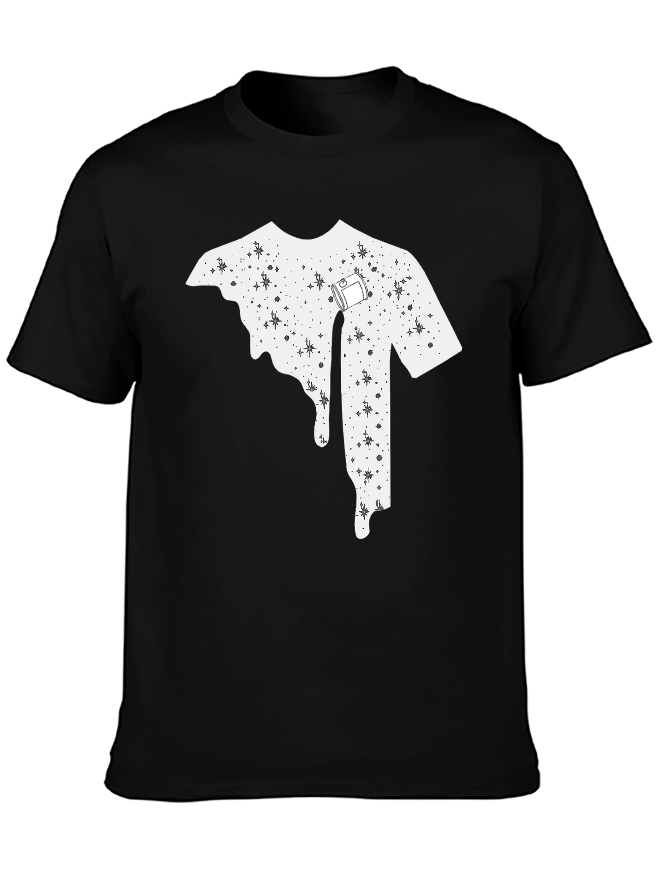 Melting T-Shirt Design Tee