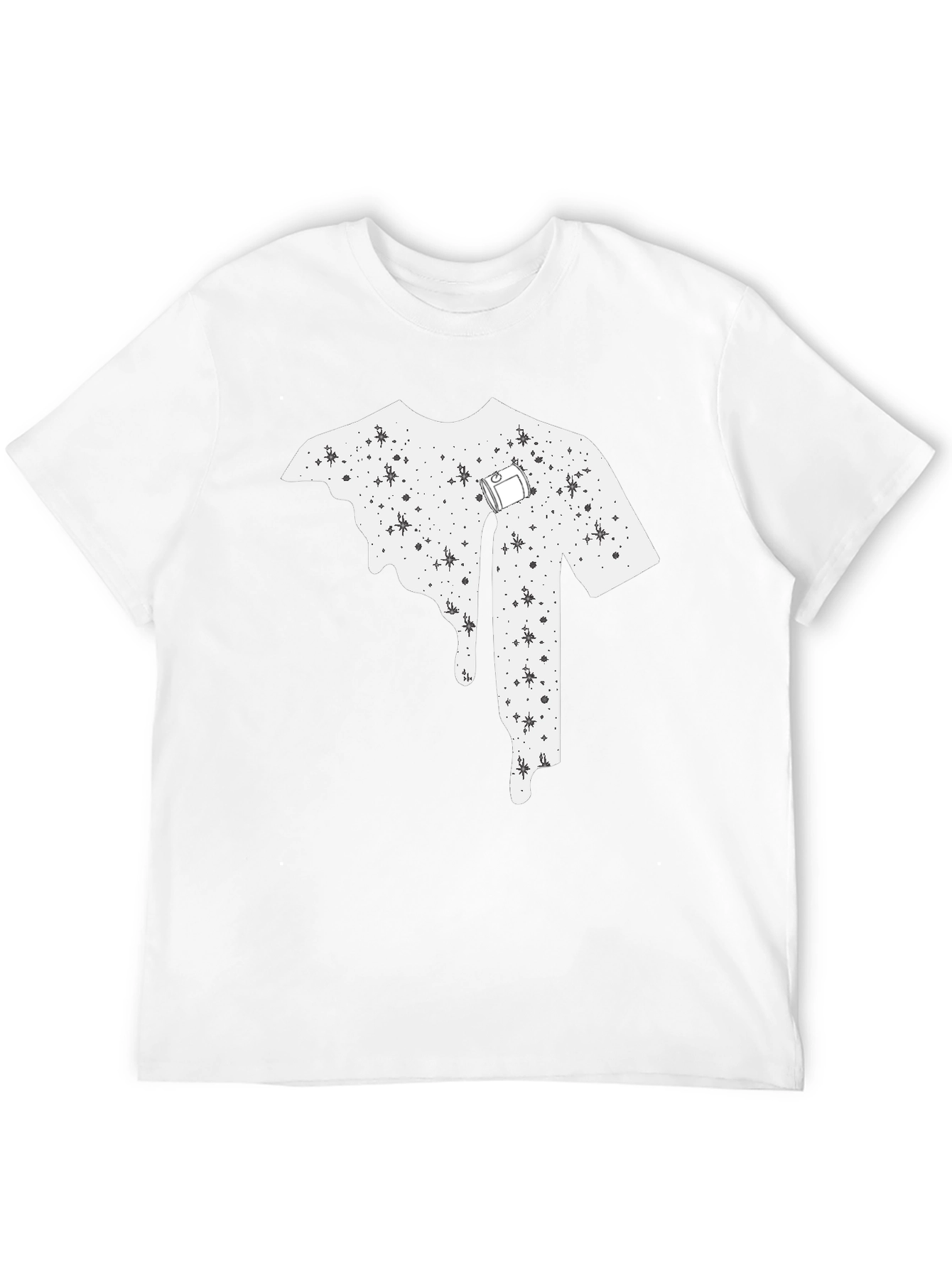 Melting T-Shirt Design Tee