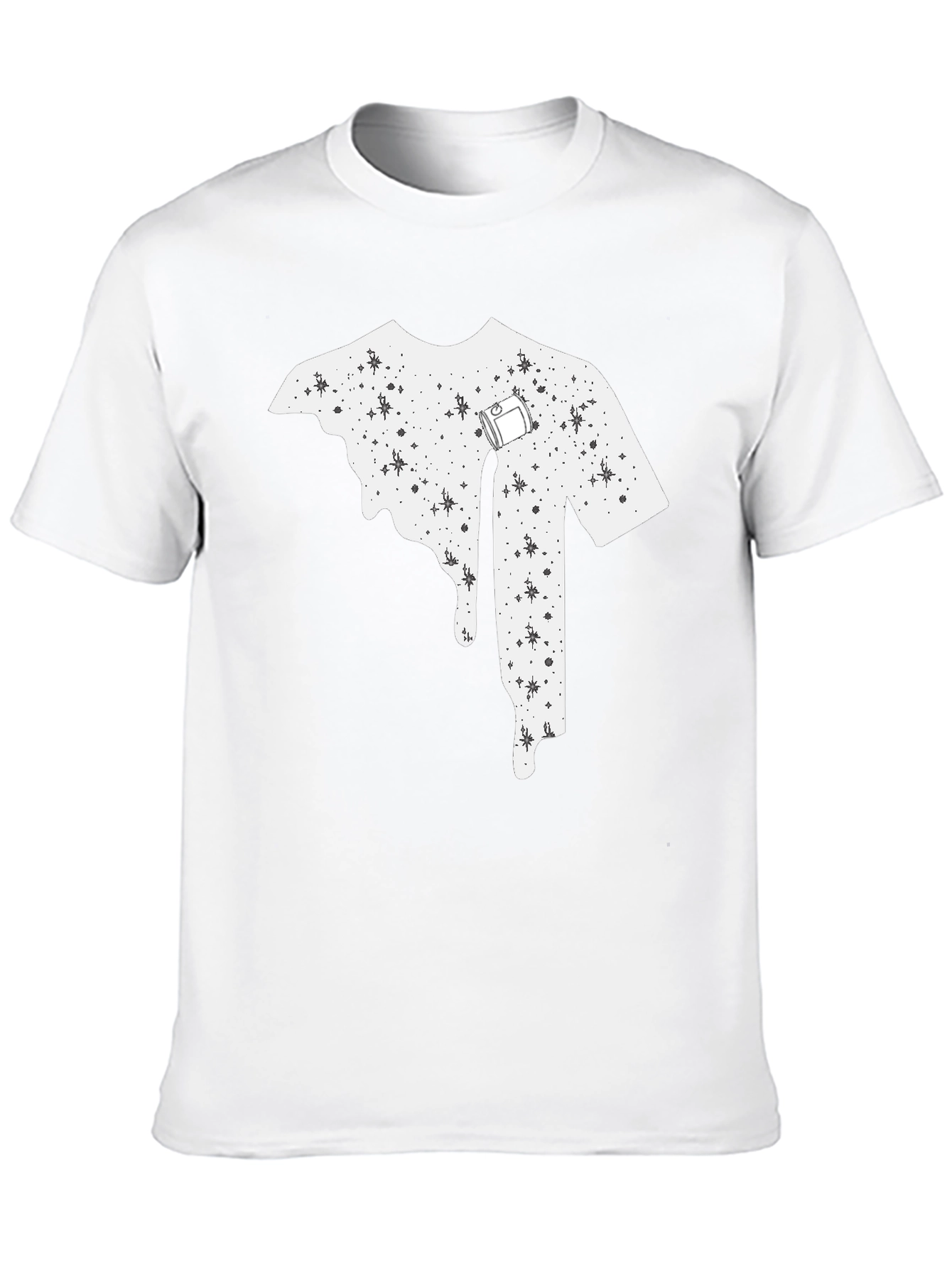 Melting T-Shirt Design Tee