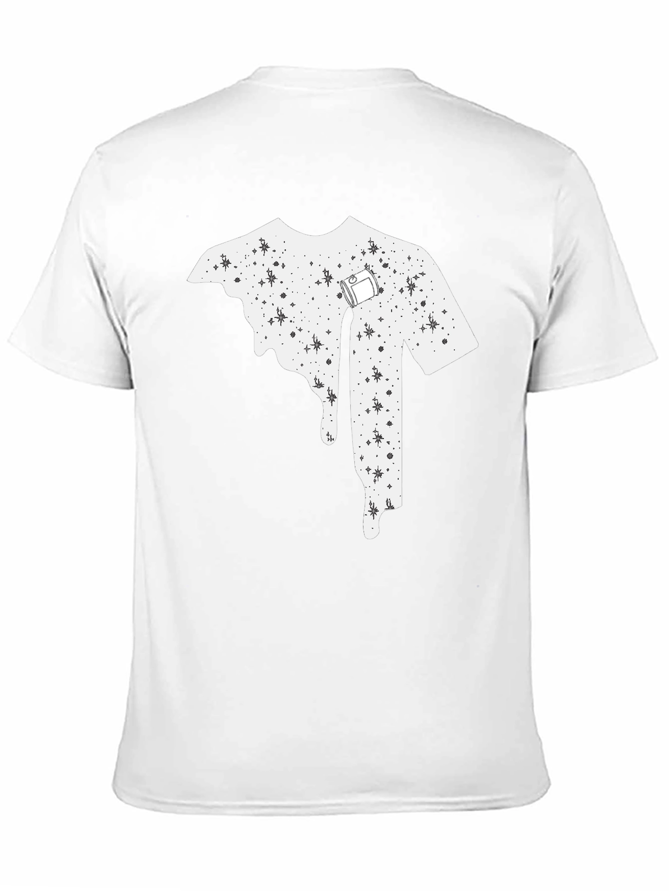 Melting T-Shirt Design Tee