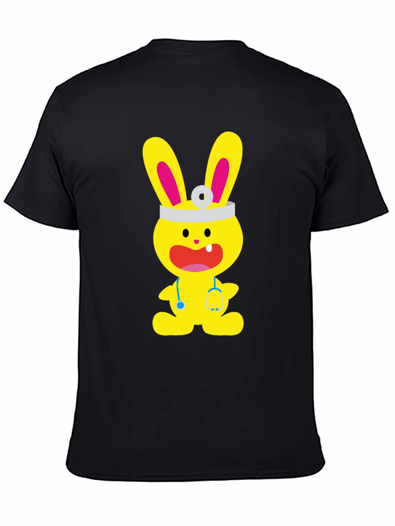 Bunny Doctor Graphic T-Shirt - Cute and Fun!