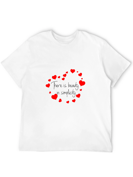 Beauty in Simplicity Heart Tee - Black