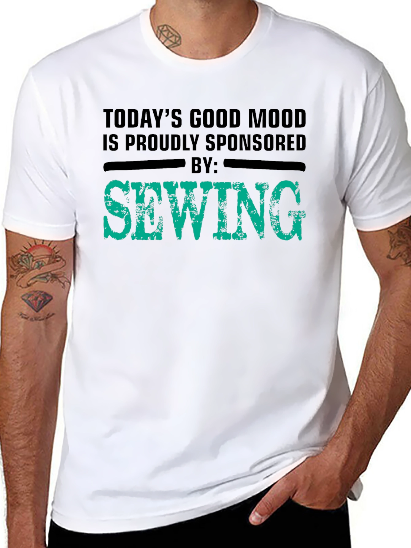 Sewing Sponsored T-Shirt