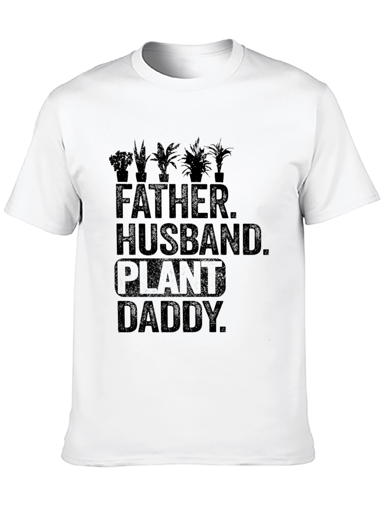 Father Husband Plant Daddy Graphic T-Shirt