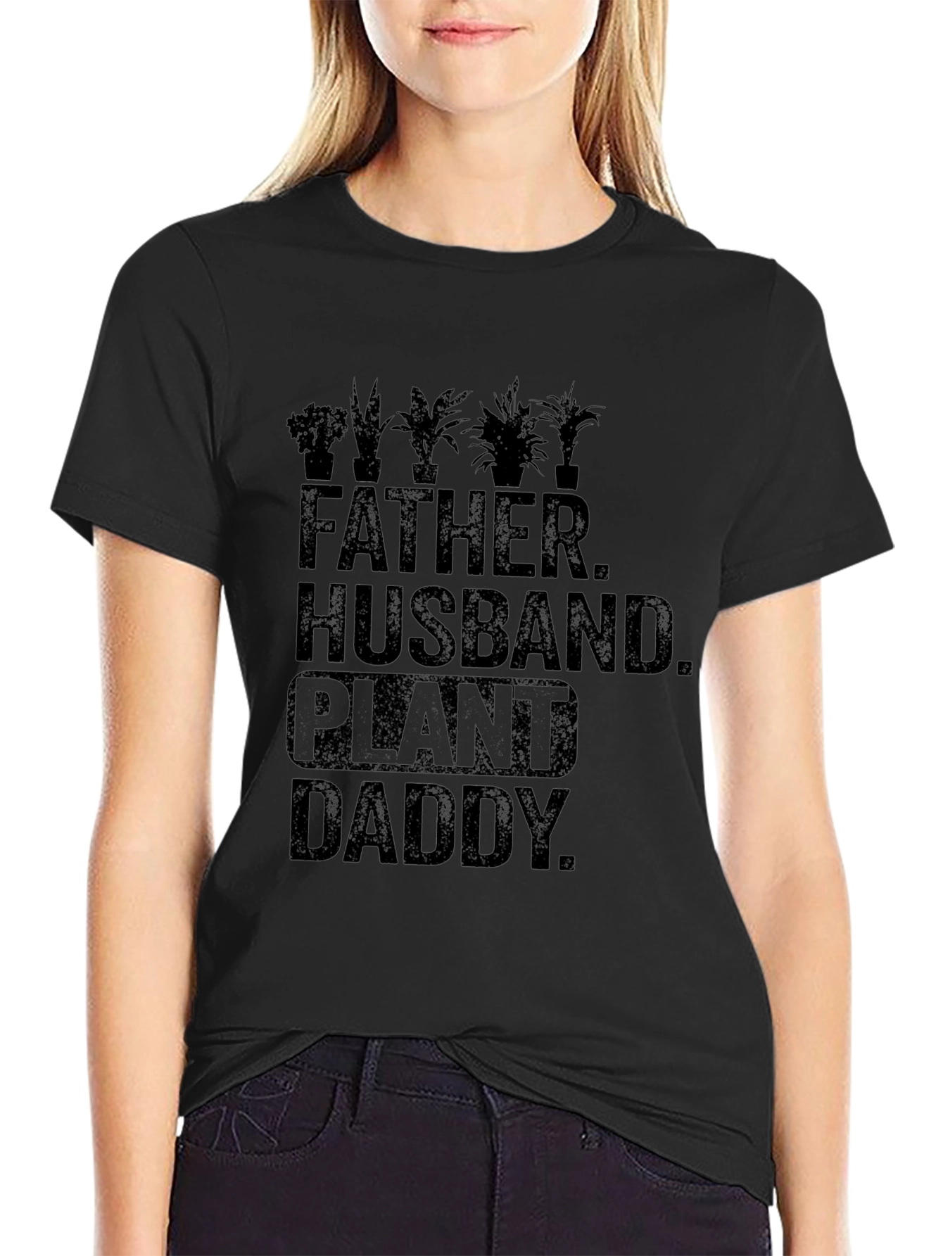 Father Husband Plant Daddy Graphic T-Shirt