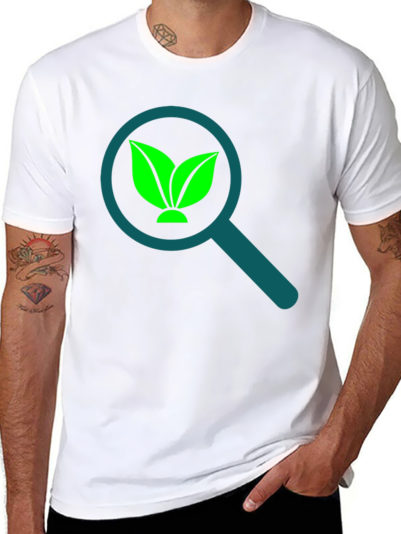 Nature Magnified Black T-Shirt