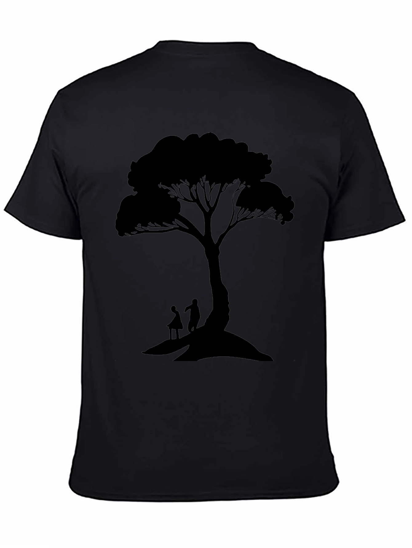 Silhouette Tree Graphic Tee - Nature Inspired Design