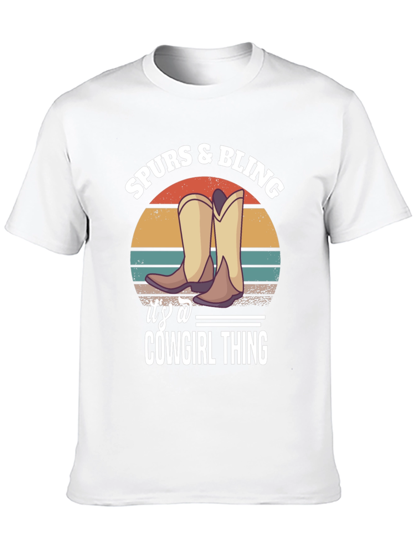 Spurs & Bling Cowgirl T-Shirt: Western Style