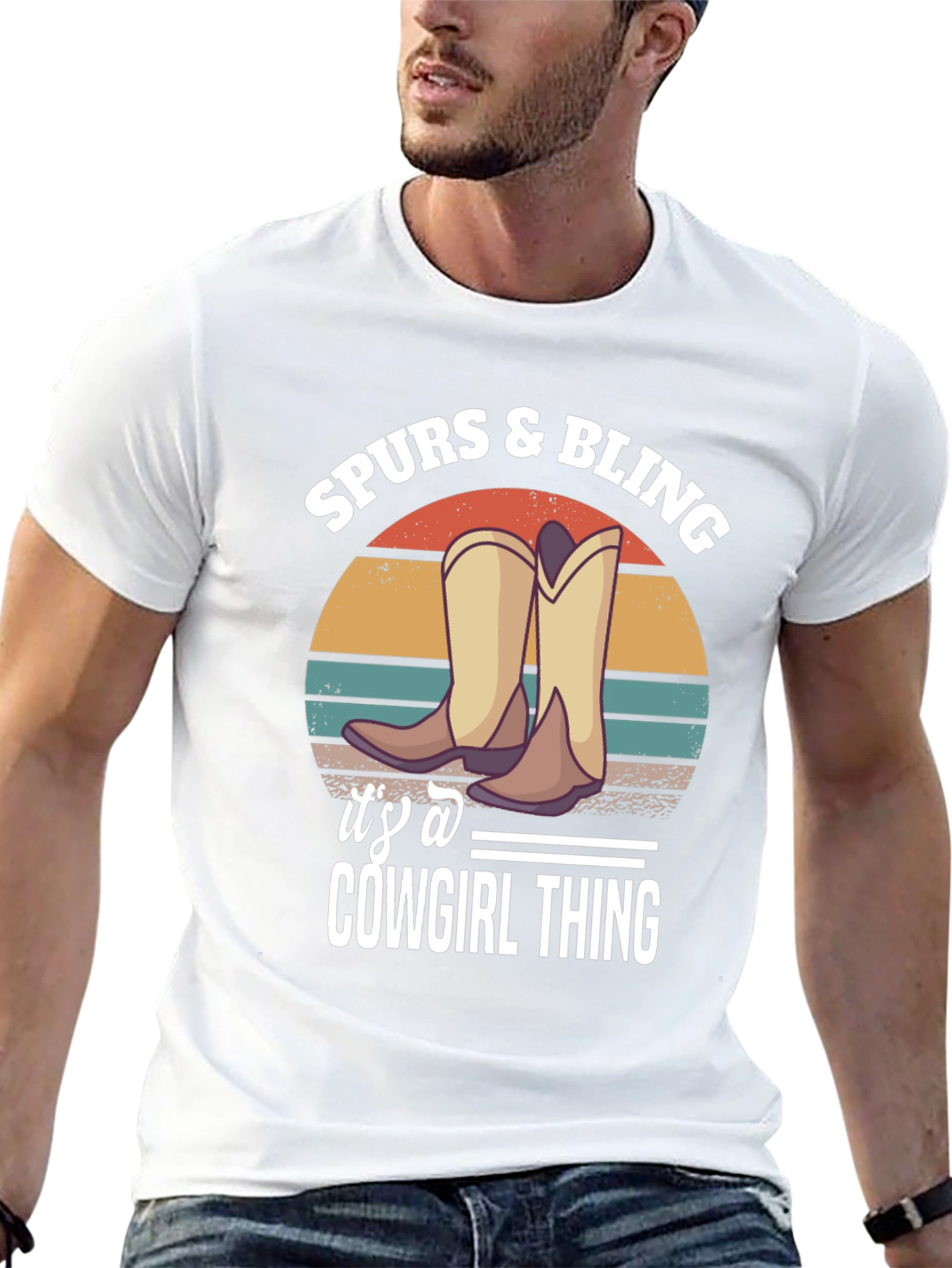Spurs & Bling Cowgirl T-Shirt: Western Style